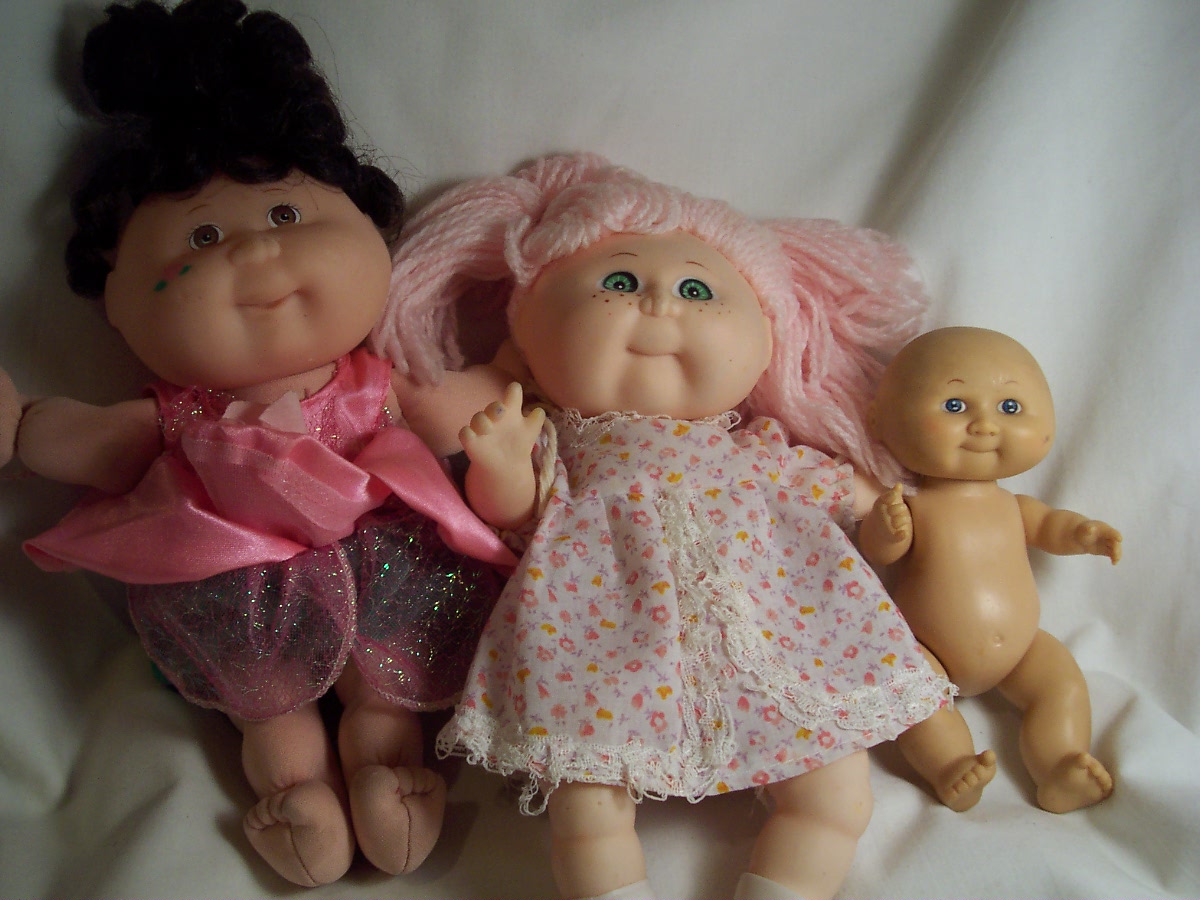 Cabbage Patch Doll set of three