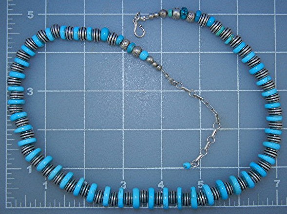 Sleeping Beauty Turquoise Sterling Silver Necklace
