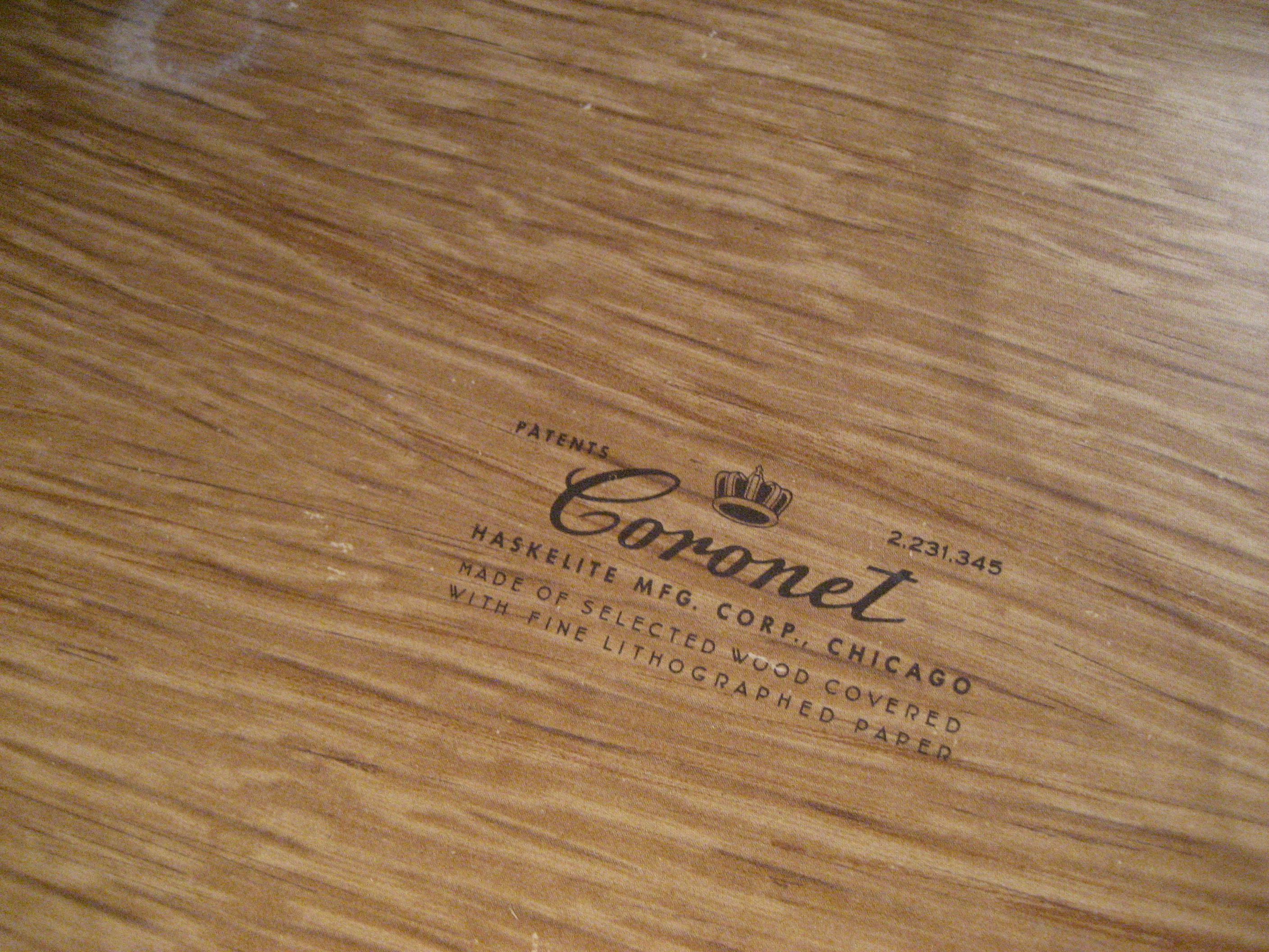 Small Coronet Wooden Trays