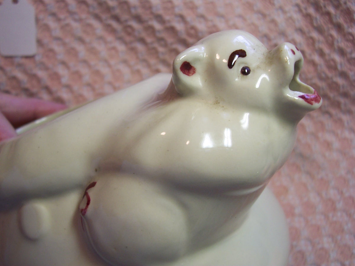 Shawnee Tom The Pipers Son Teapot Bottom Only
