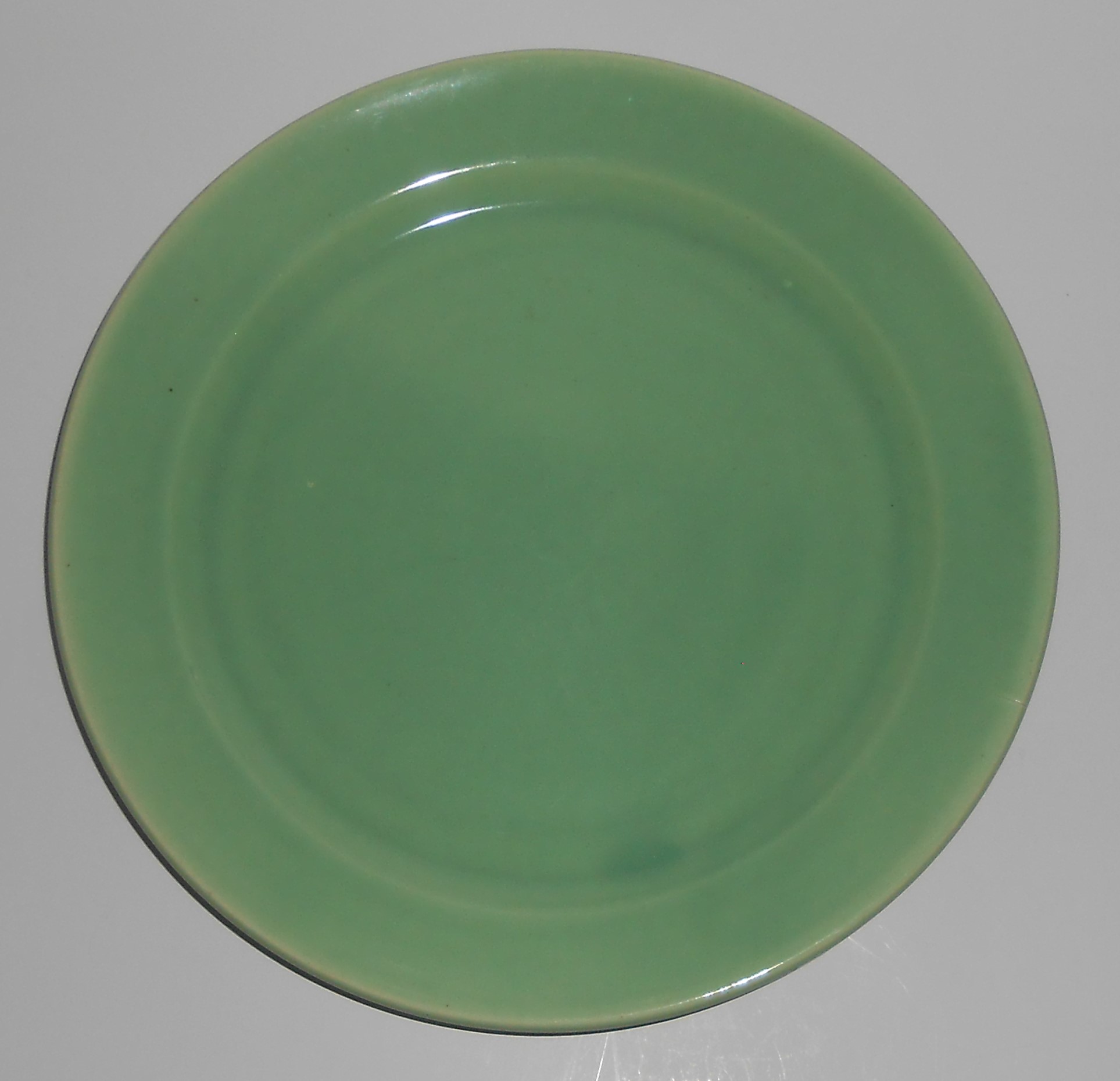 Bauer Pottery La Linda Gloss Green Dinner Plate #3
