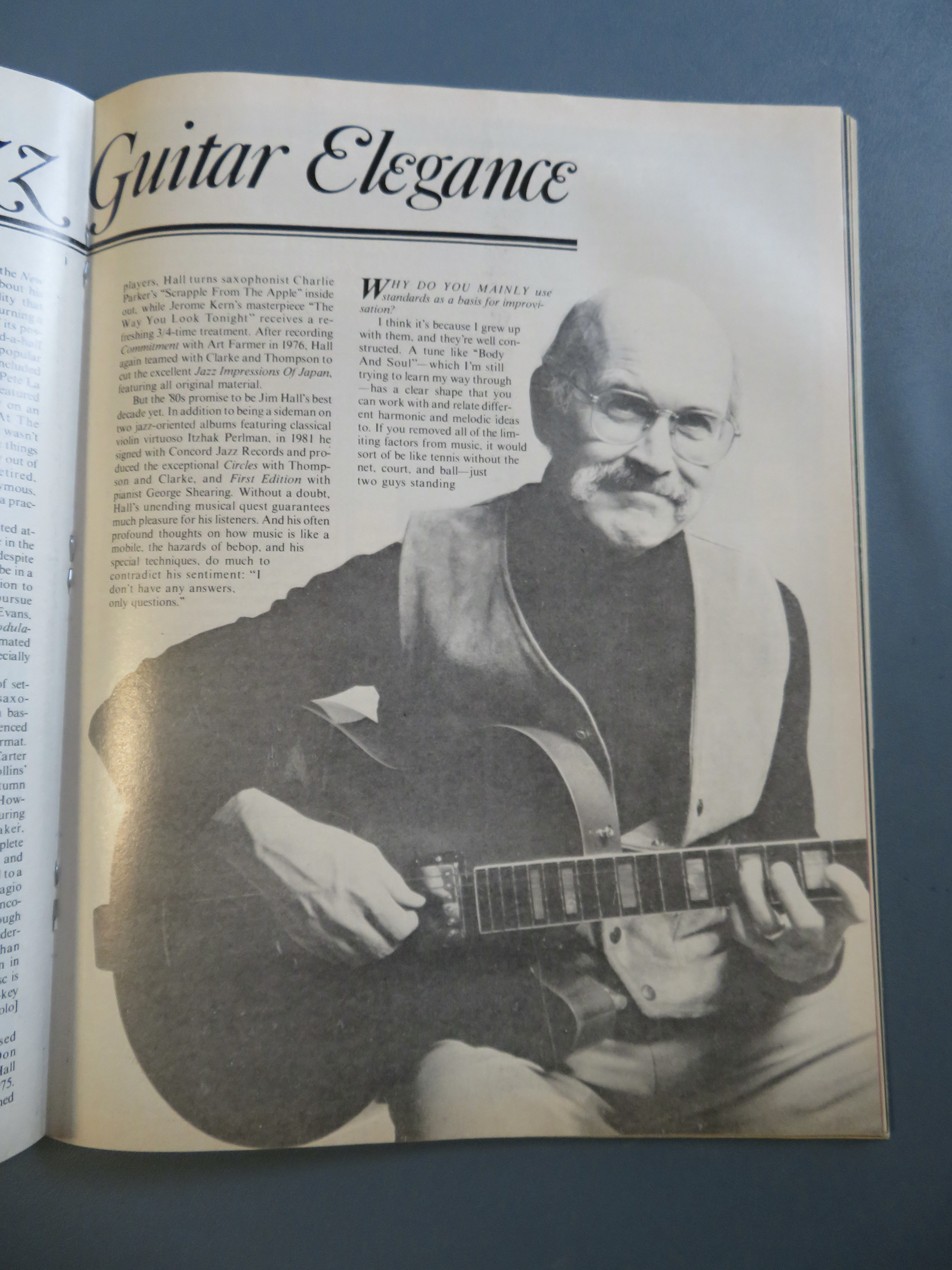 Guitar Player Magazine May 1983 Jim Hall