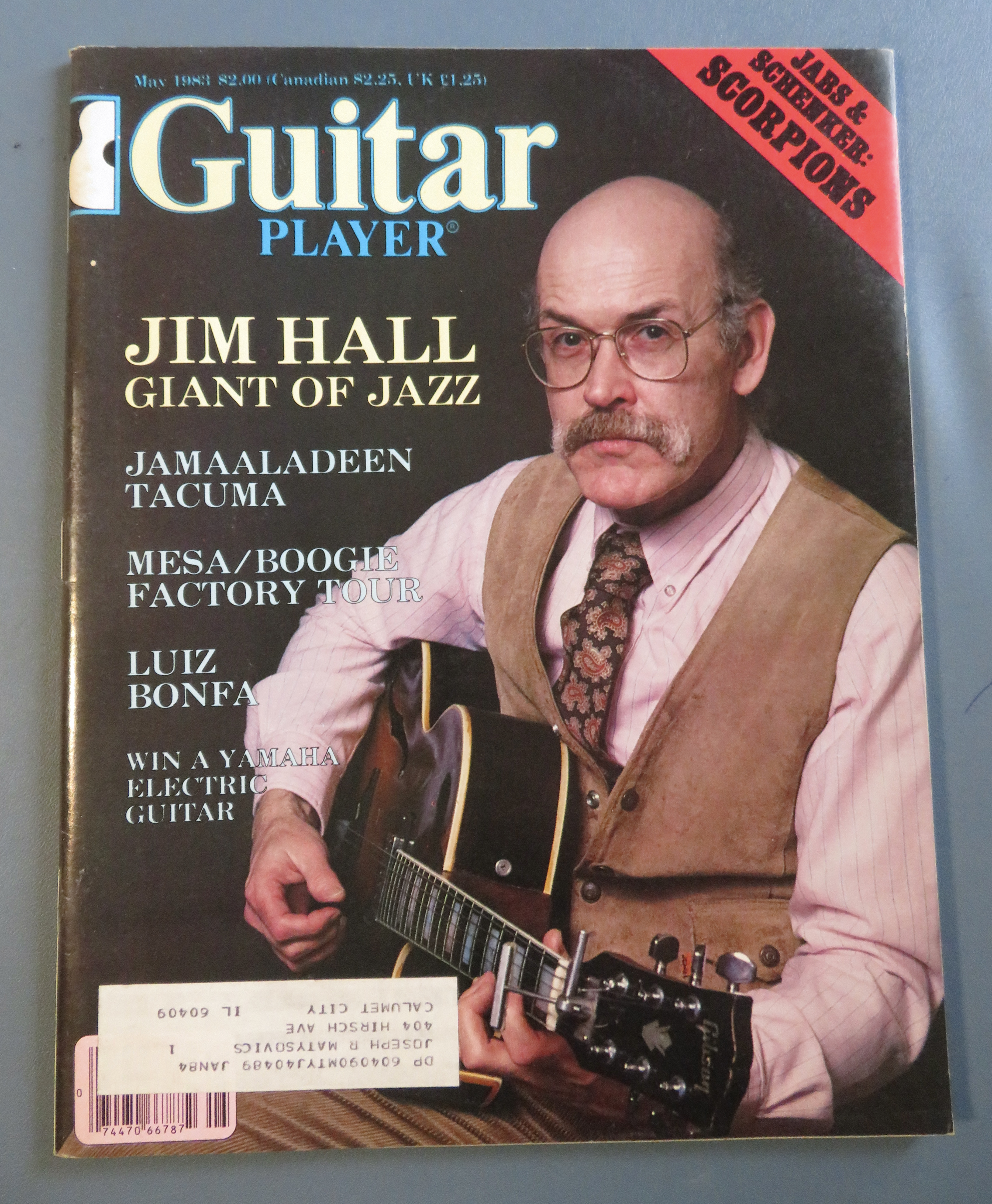 Guitar Player Magazine May 1983 Jim Hall