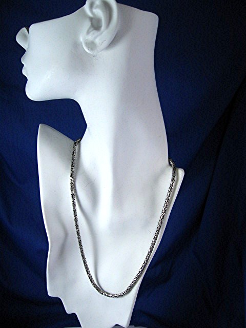 Necklace Sterling Silver 18 Inch Chain Bali