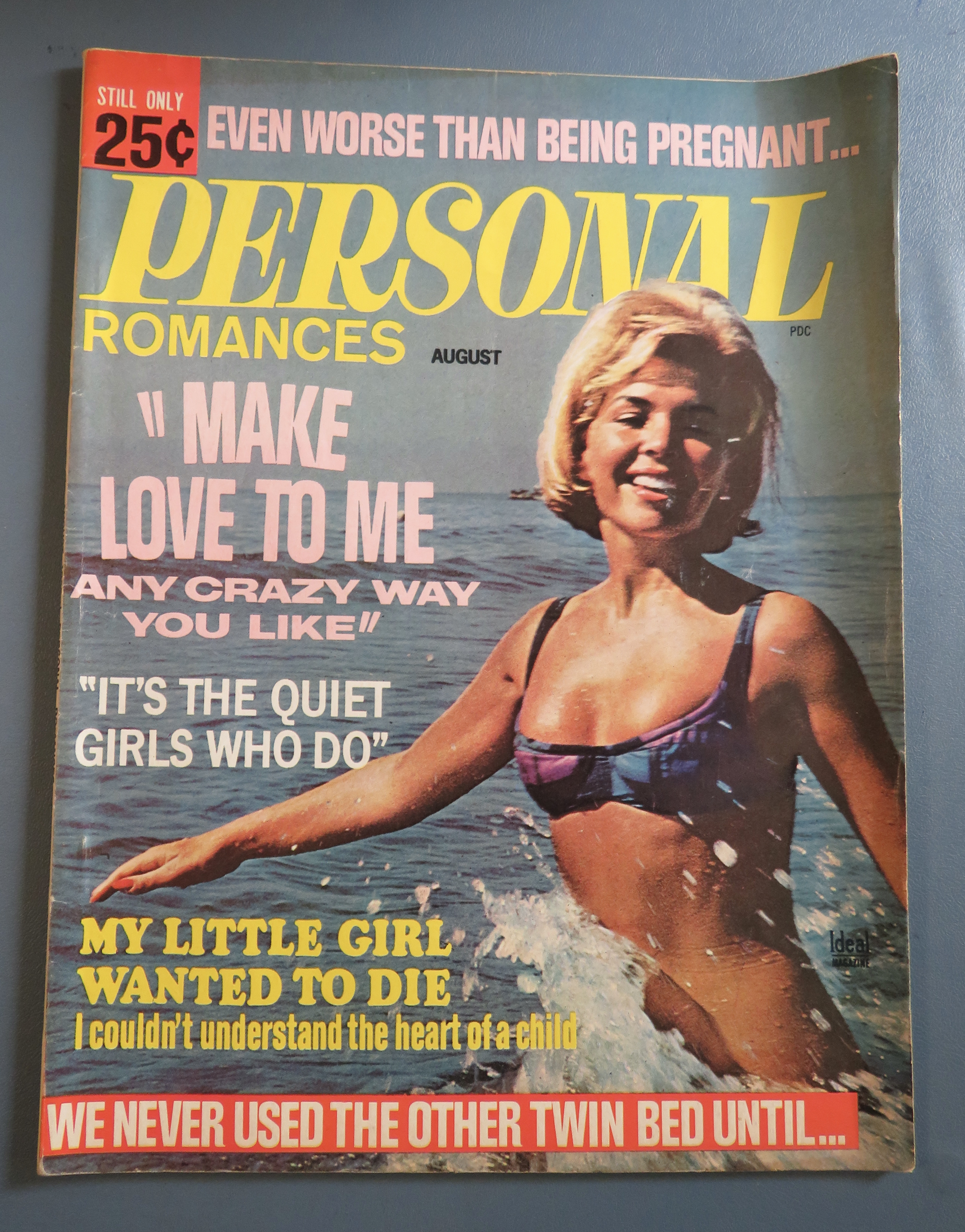 Personal Romances Magazine August 1965