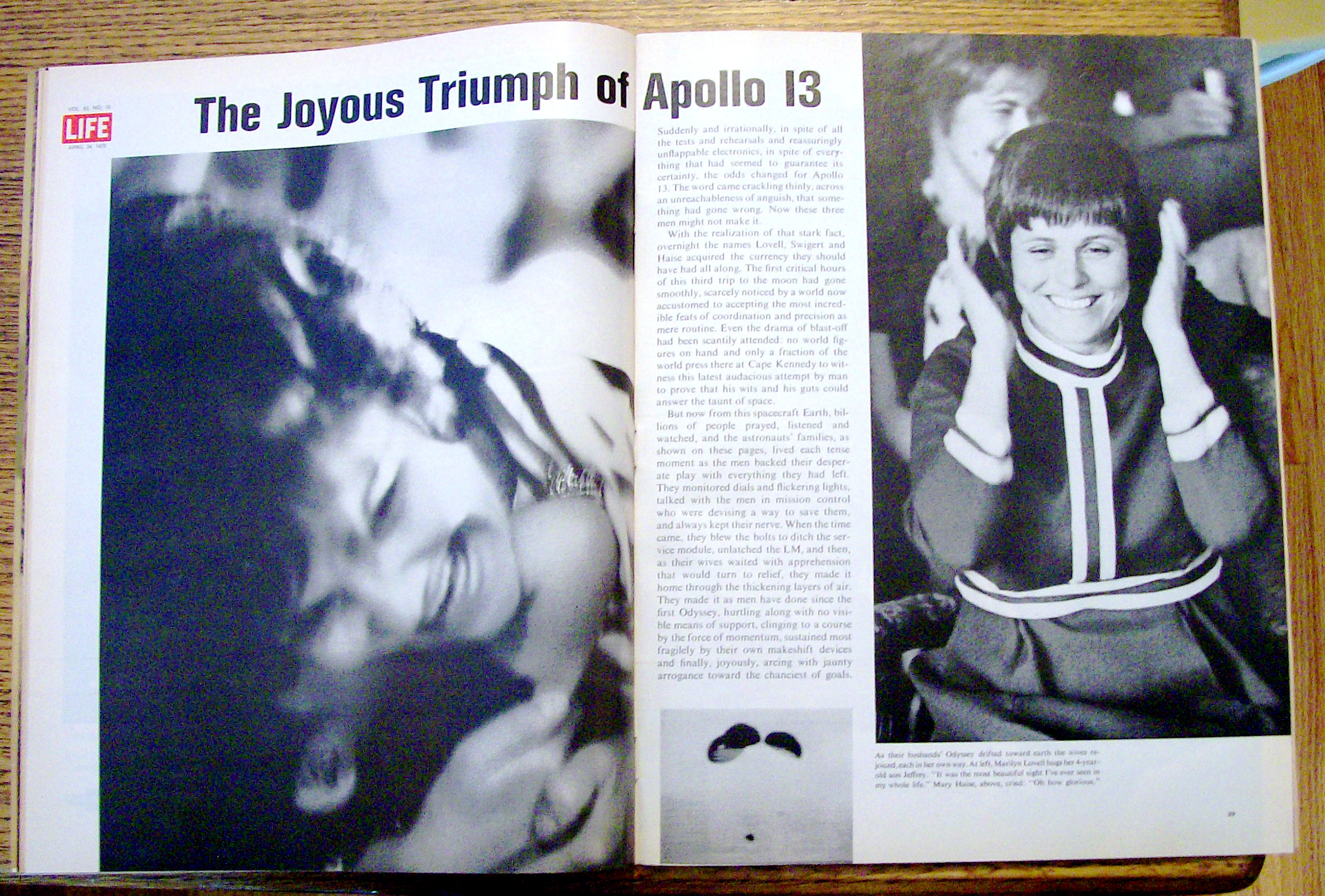 Life Magazine-April 24, 1970-Jim Lovell & Apollo 13
