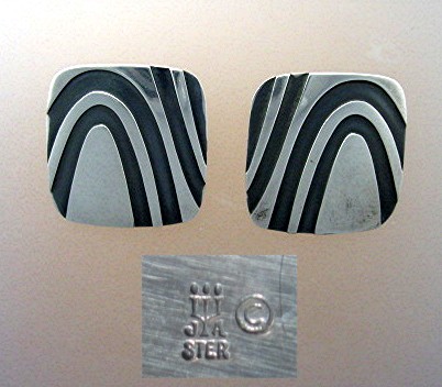 JAMES AVERY Sterling Silver Clip Earrings