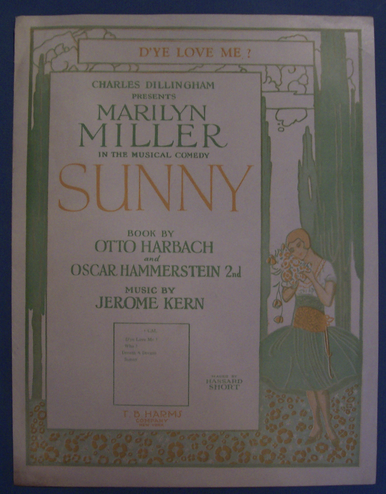 Sheet Music For 1925 D'ye Love Me?