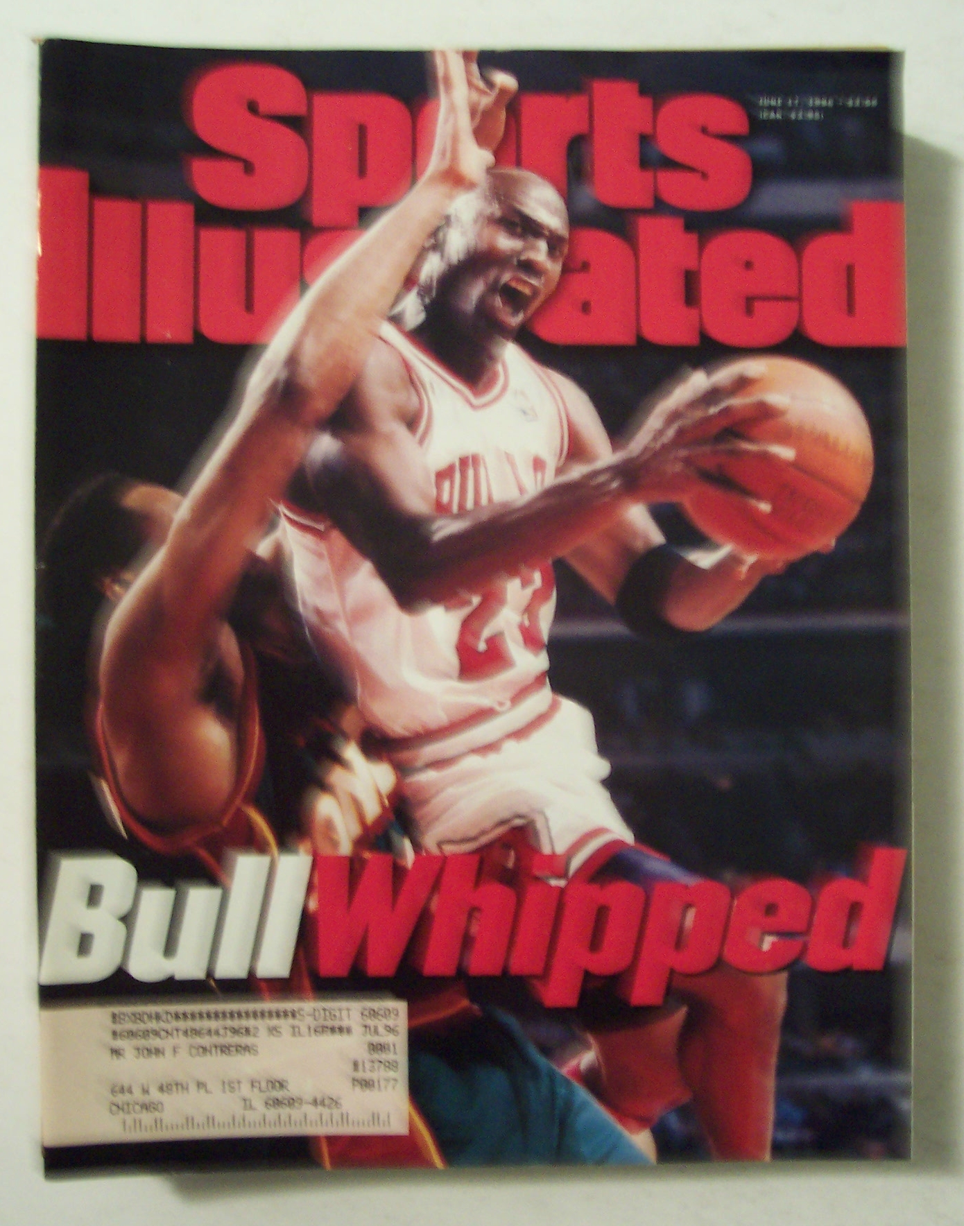 Sports Illustrated Magazine -June 17, 1996- M.  Jordan
