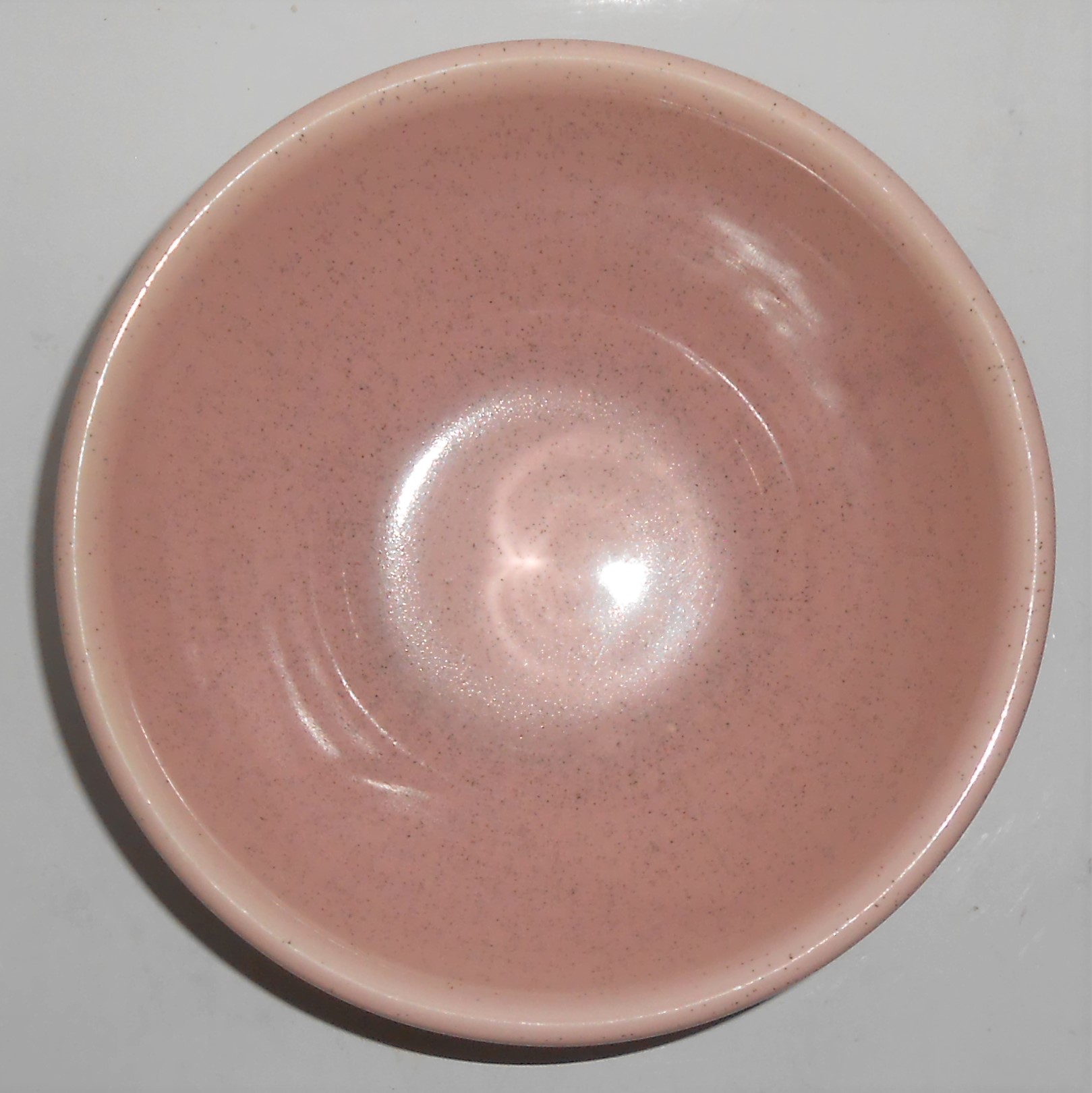 Bauer Pottery Ring Ware Pink Speckle #24 Mixing Bowl
