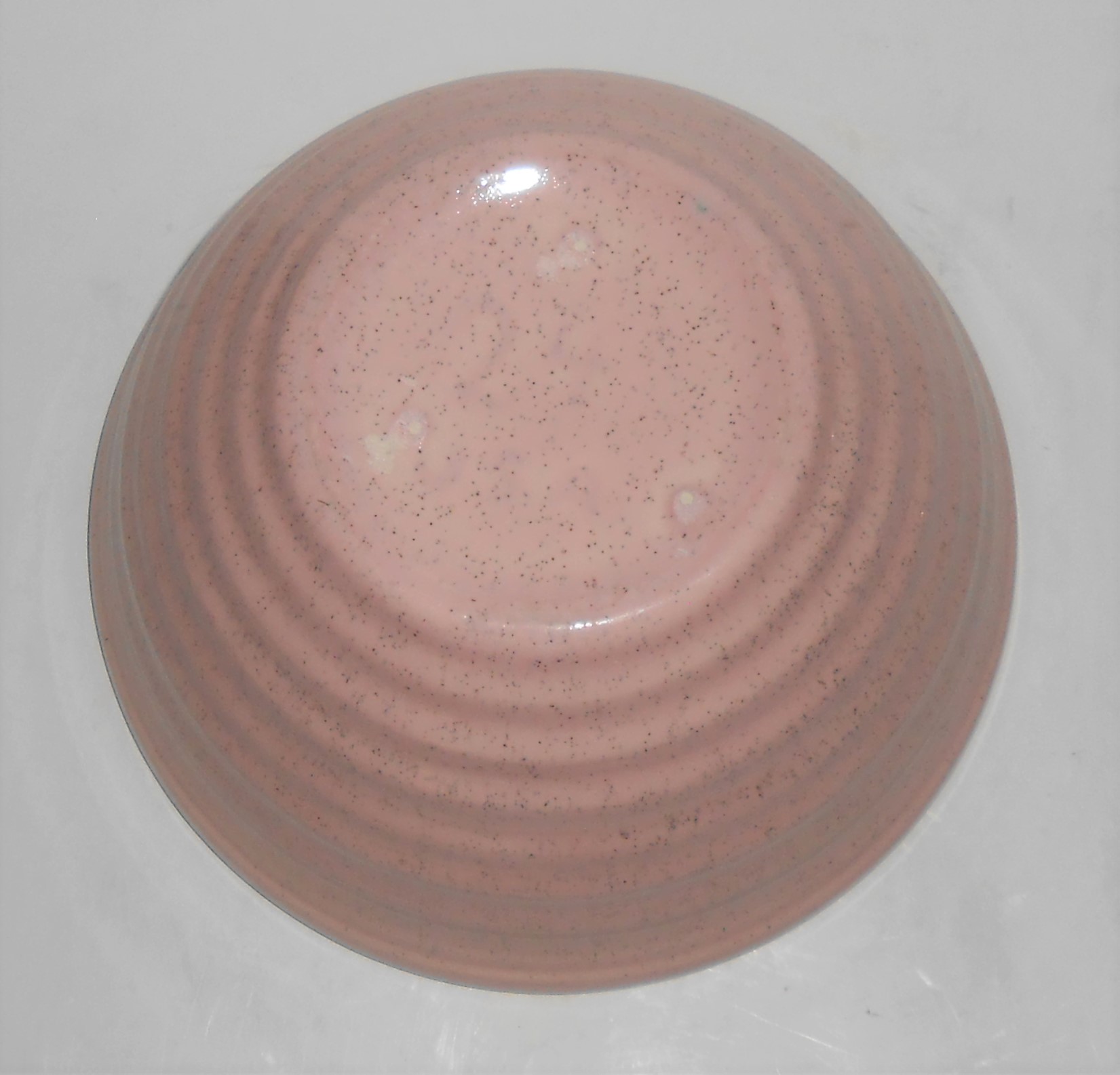 Bauer Pottery Ring Ware Pink Speckle #24 Mixing Bowl