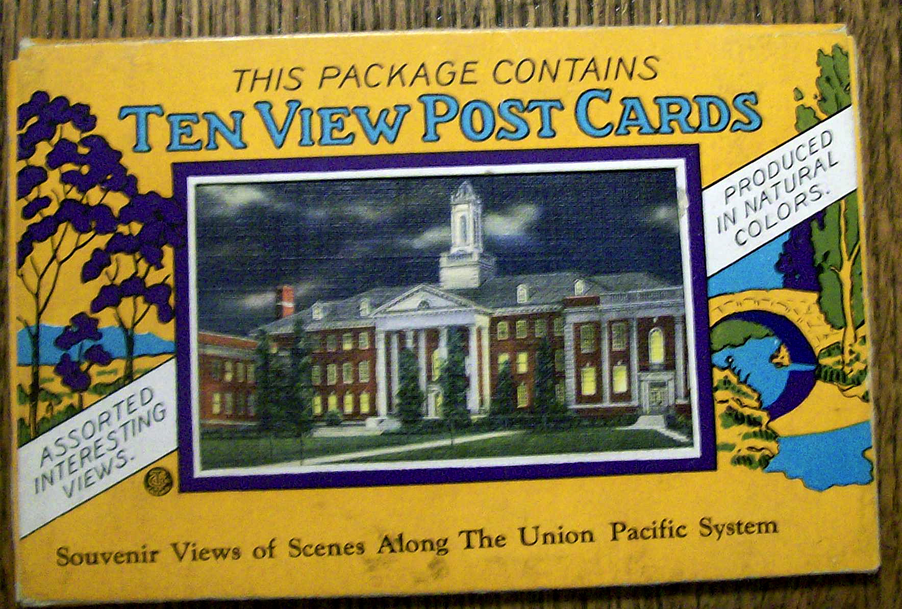 10 Souvenir Postcards Of The Union Pacific System