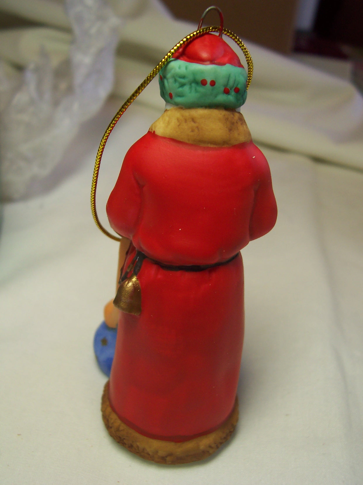 Santa Ornament Schmid Howard Kaplan 1987