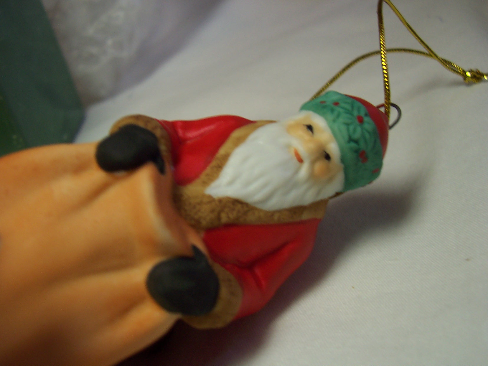 Santa Ornament Schmid Howard Kaplan 1987