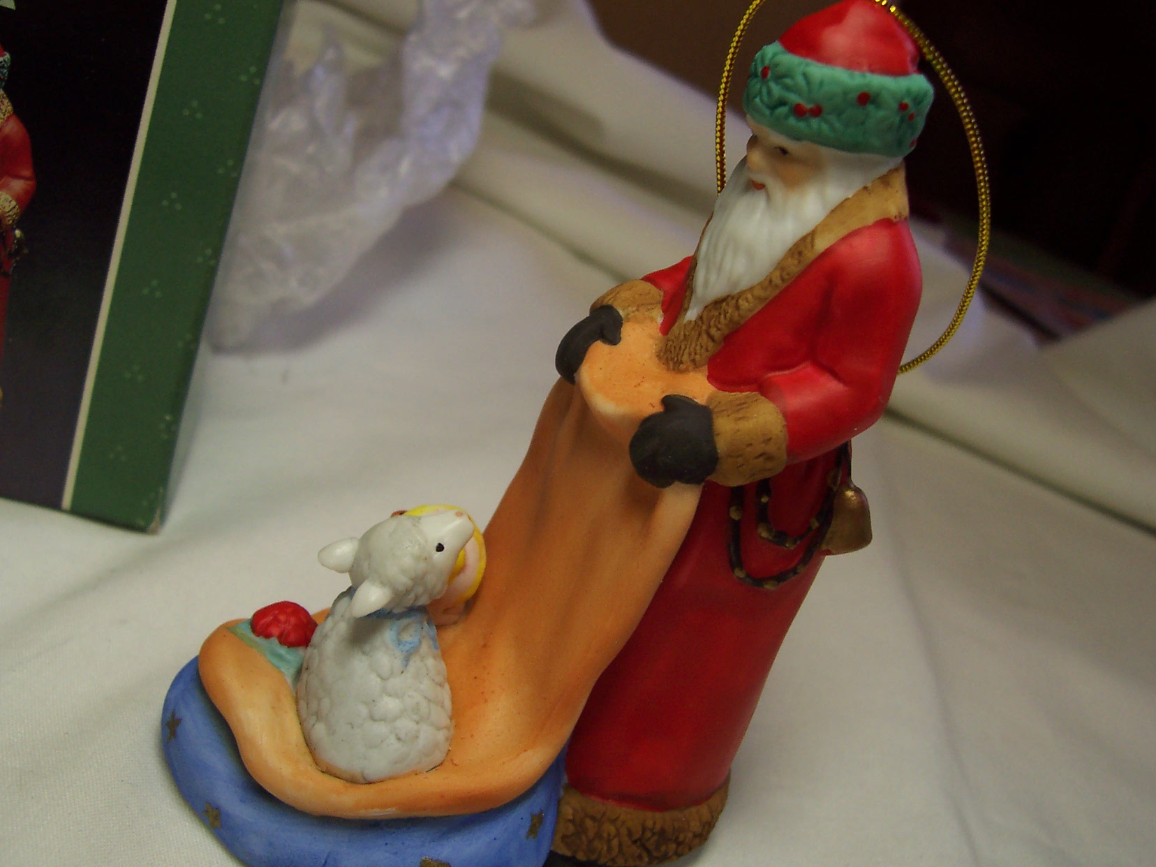 Santa Ornament Schmid Howard Kaplan 1987