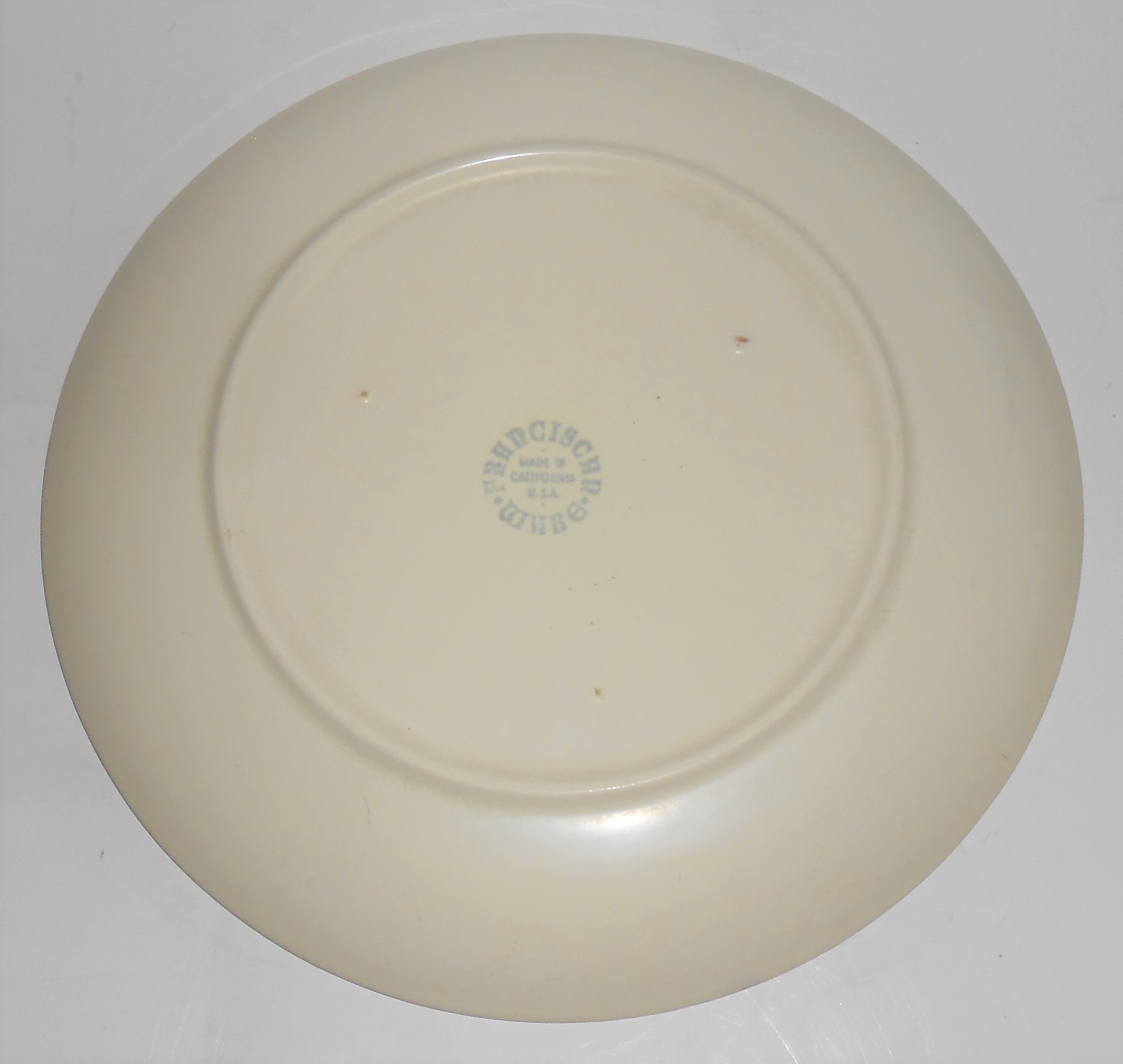 Catalina Pottery Rancho Ware Coral/Ivory Duotone Dinner