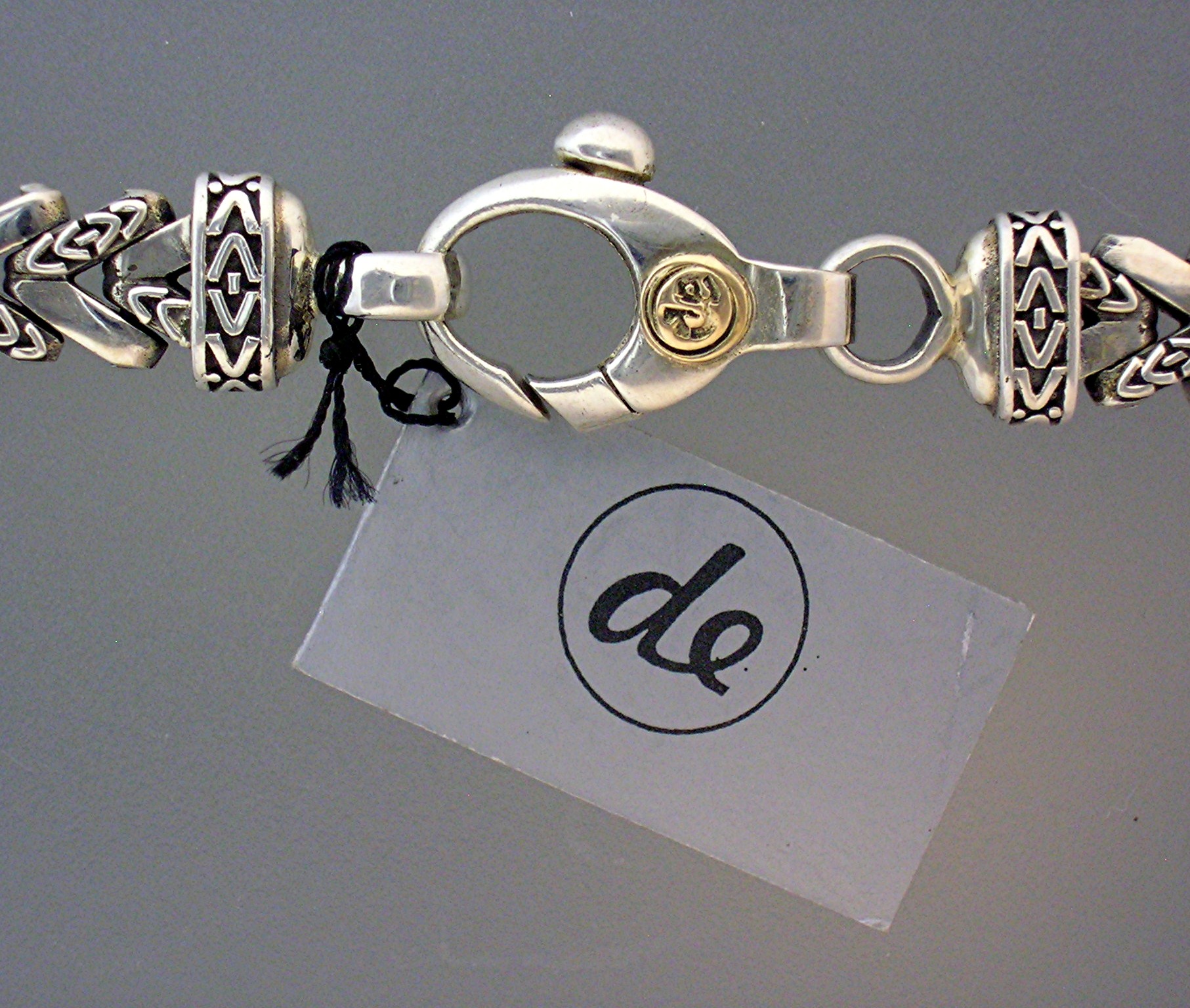 Necklace Sterling Silver Gold Designer DeGruchy Heart