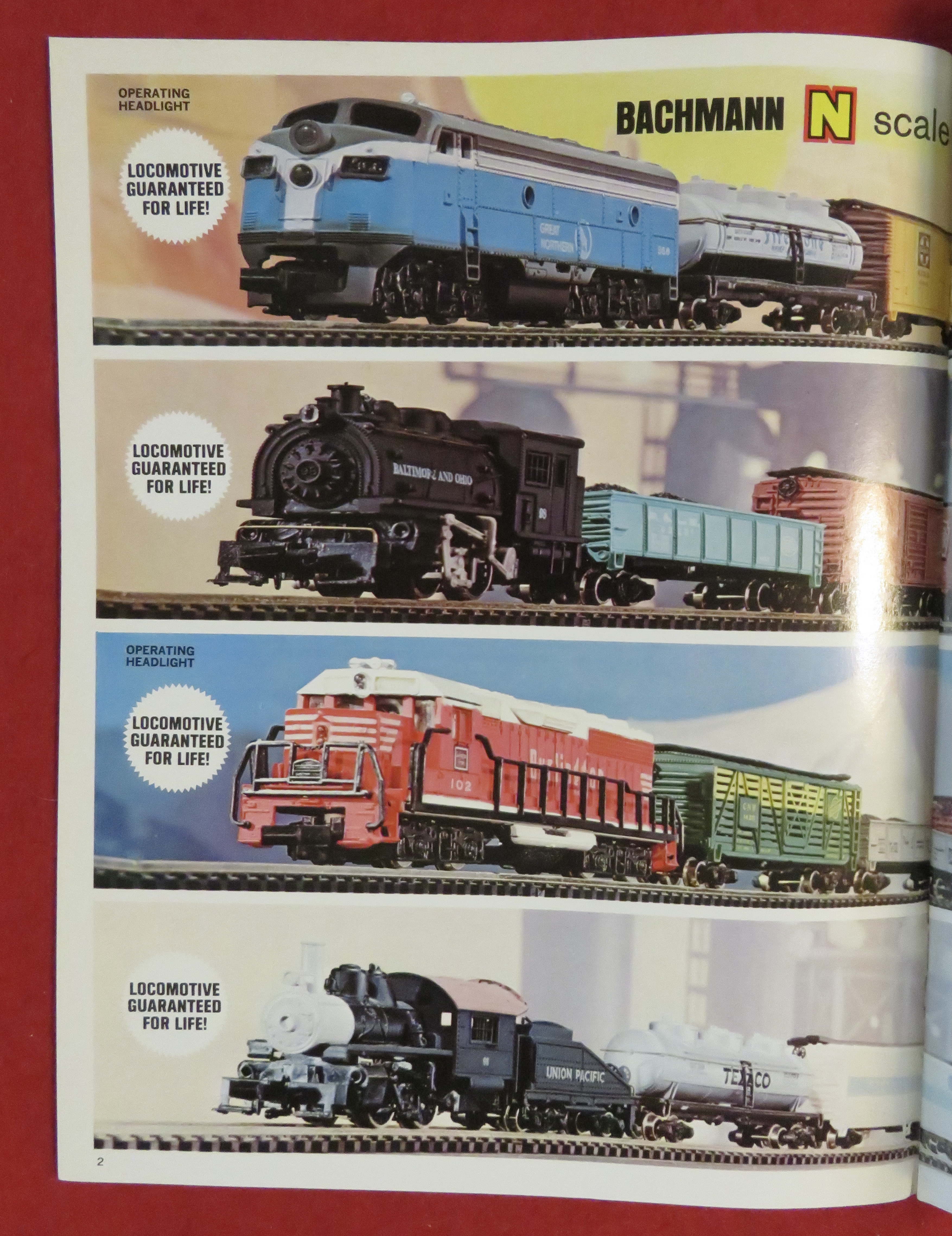 Bachmann Model Railroad Train Catalog 1971