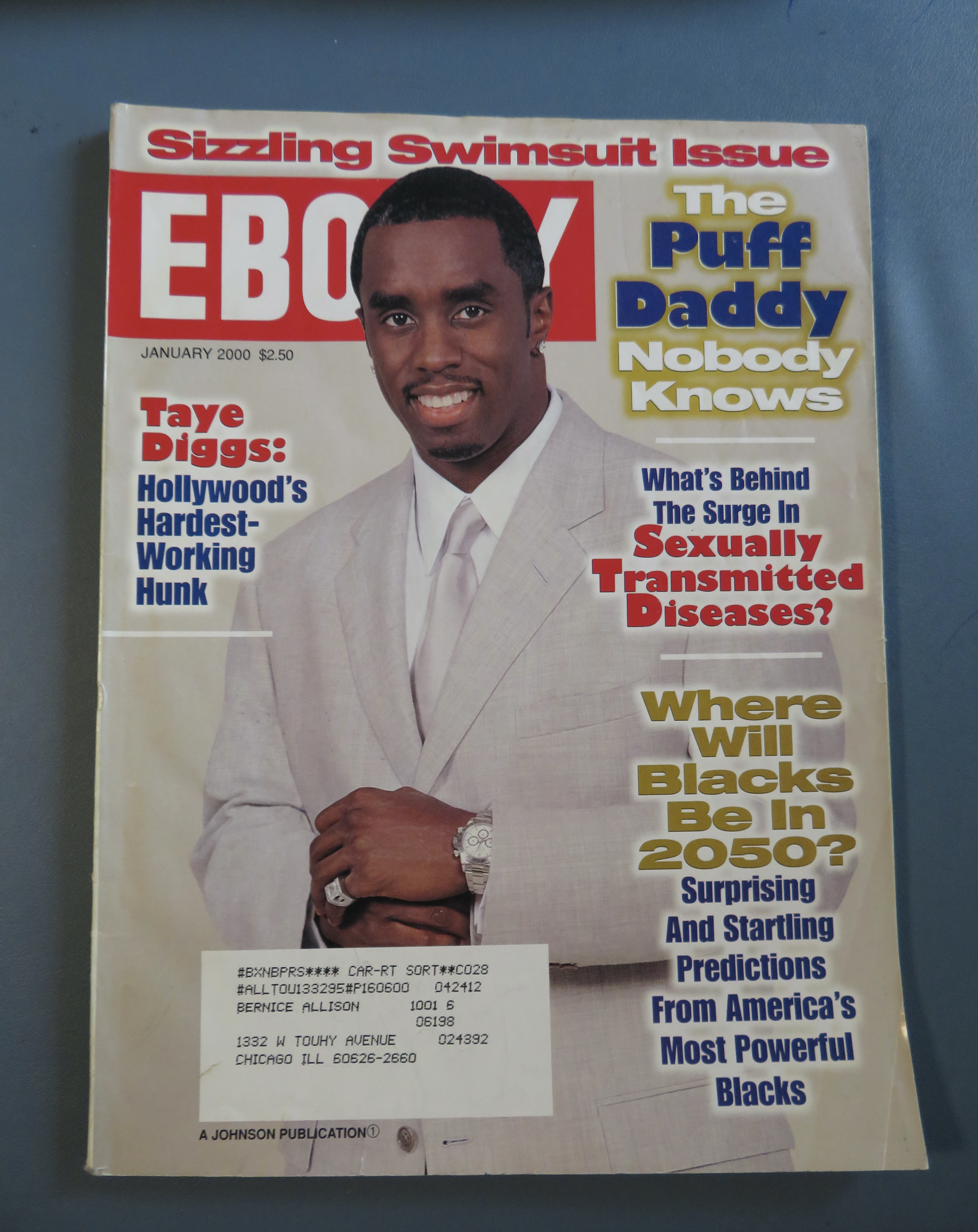 Ebony Magazine - January 2000 - Puff Daddy