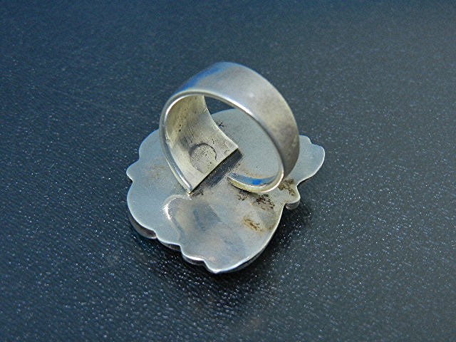 Navajo Sleeping Beauty Turquoise Sterling Silver Ring