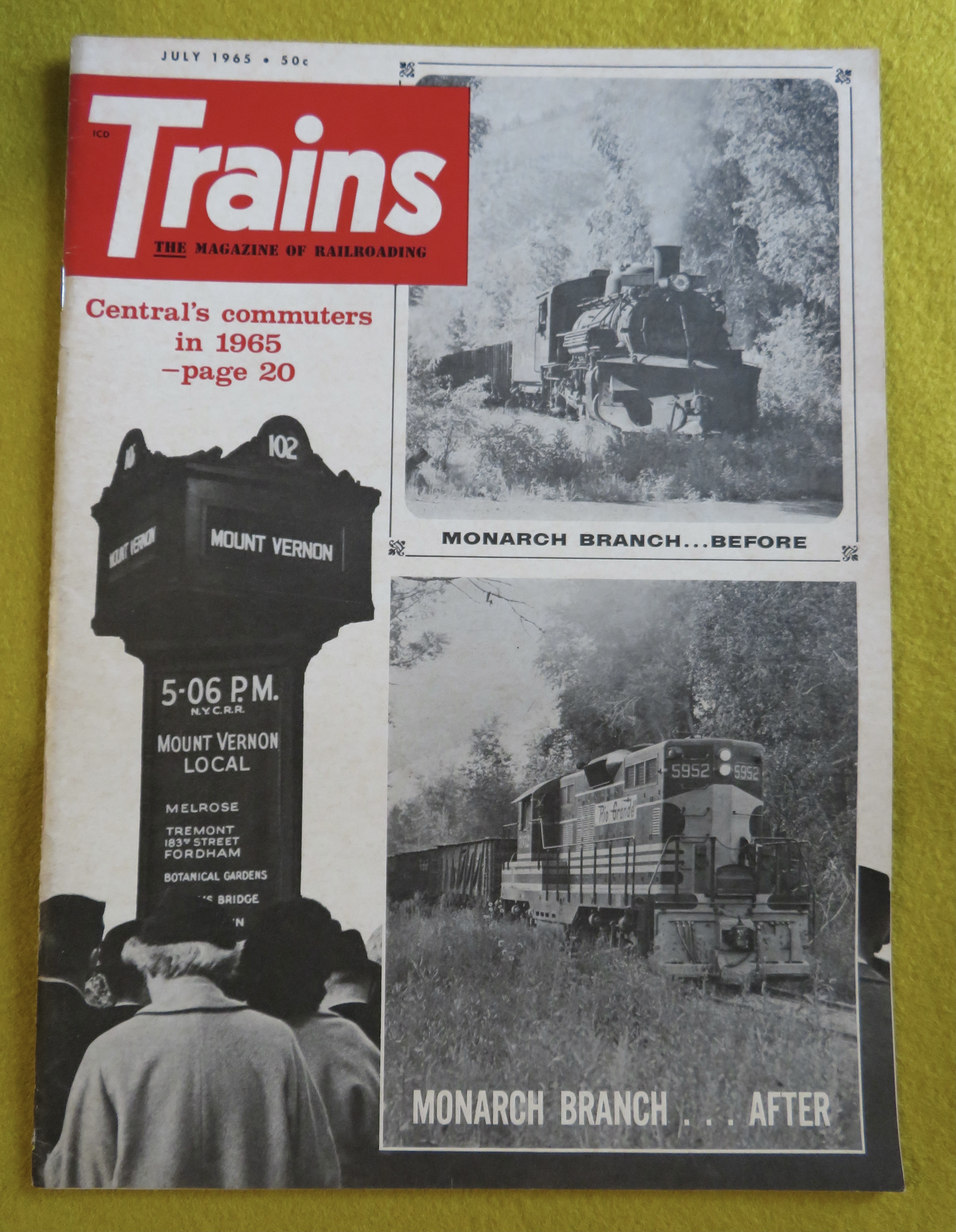 Trains Magazine July 1965