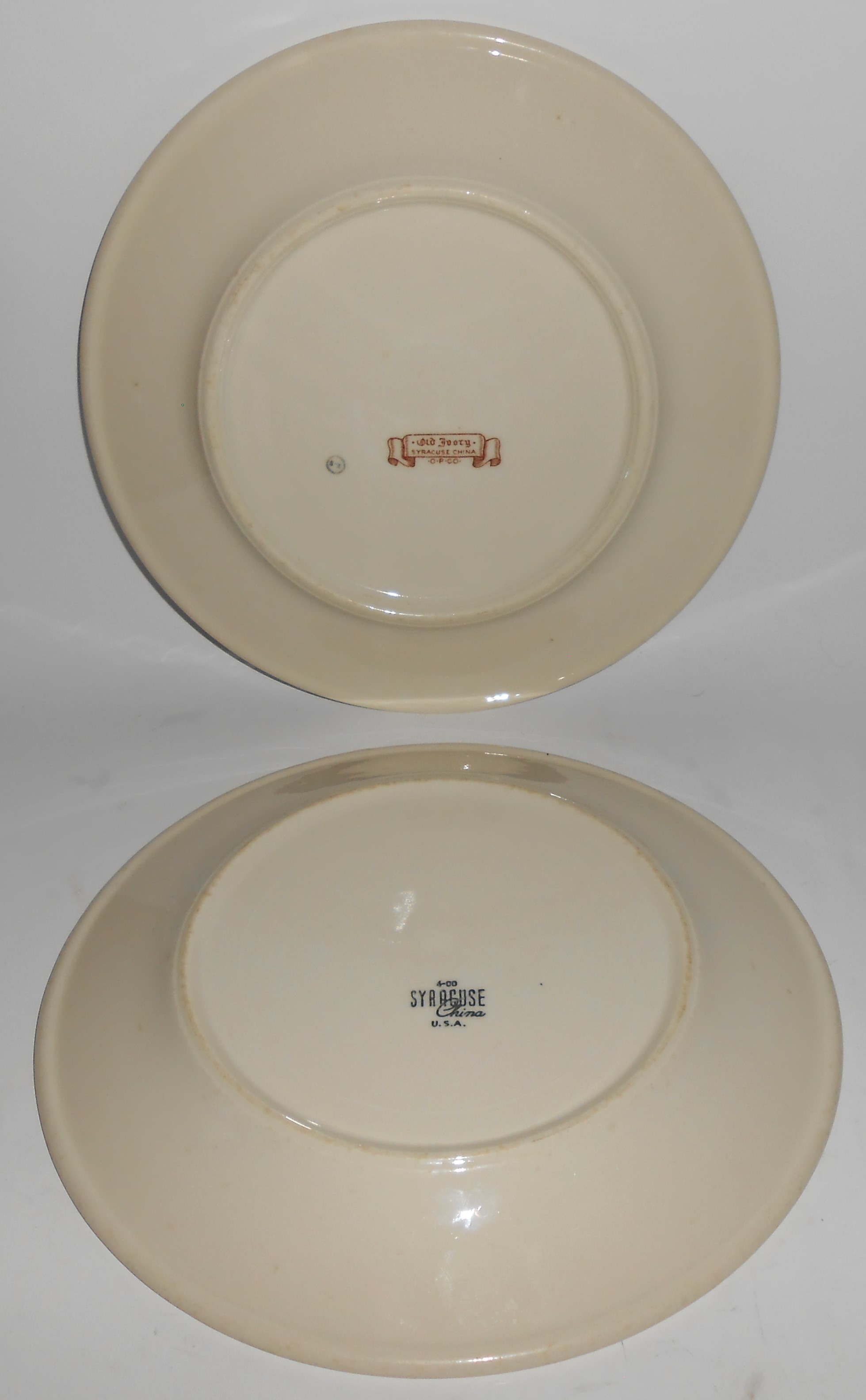 Syracuse Restaurant Ware China Brown Floral Decorated P