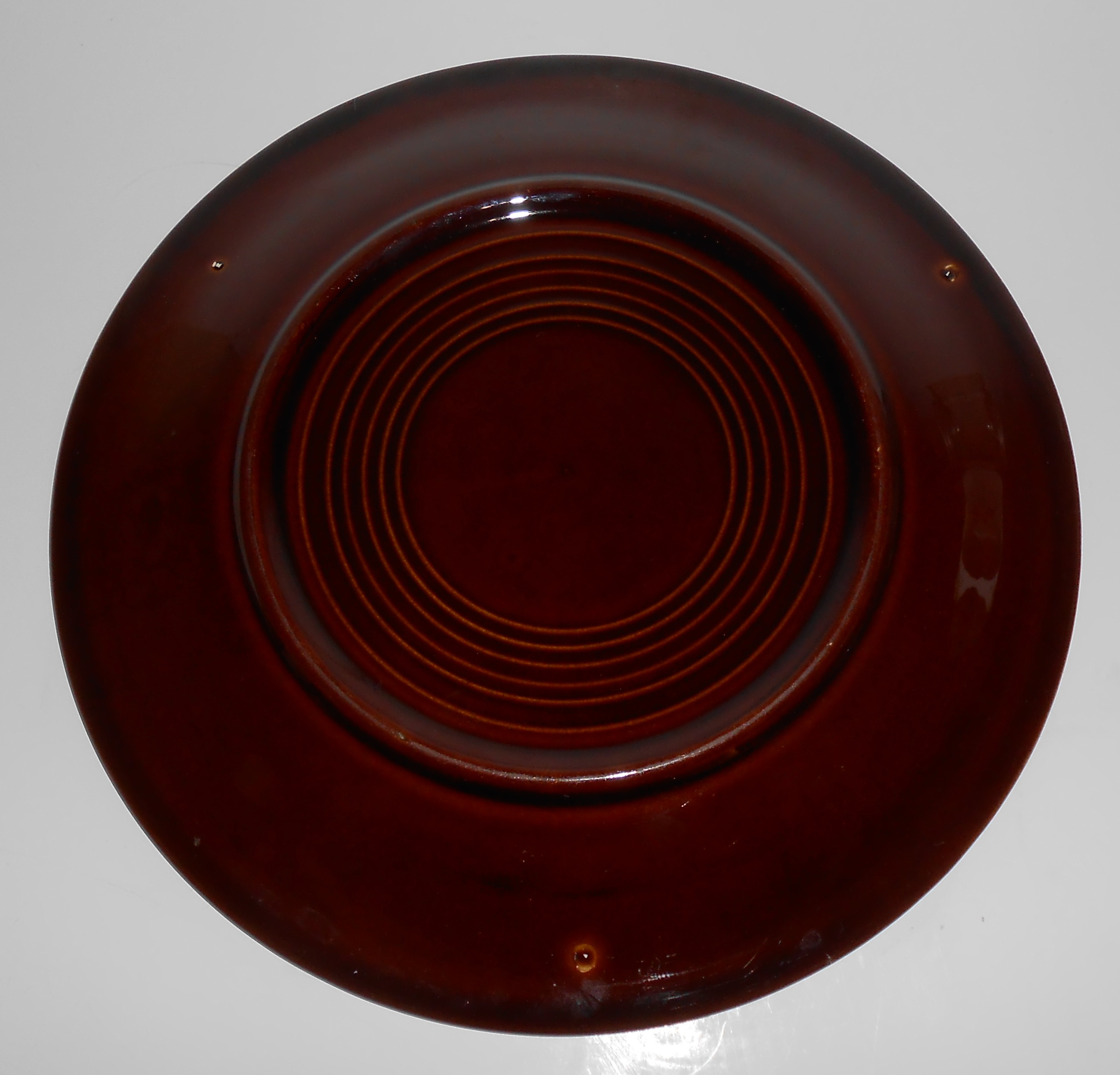 Vintage Fiesta Pottery Sheffield Amberstone Dinner Plt