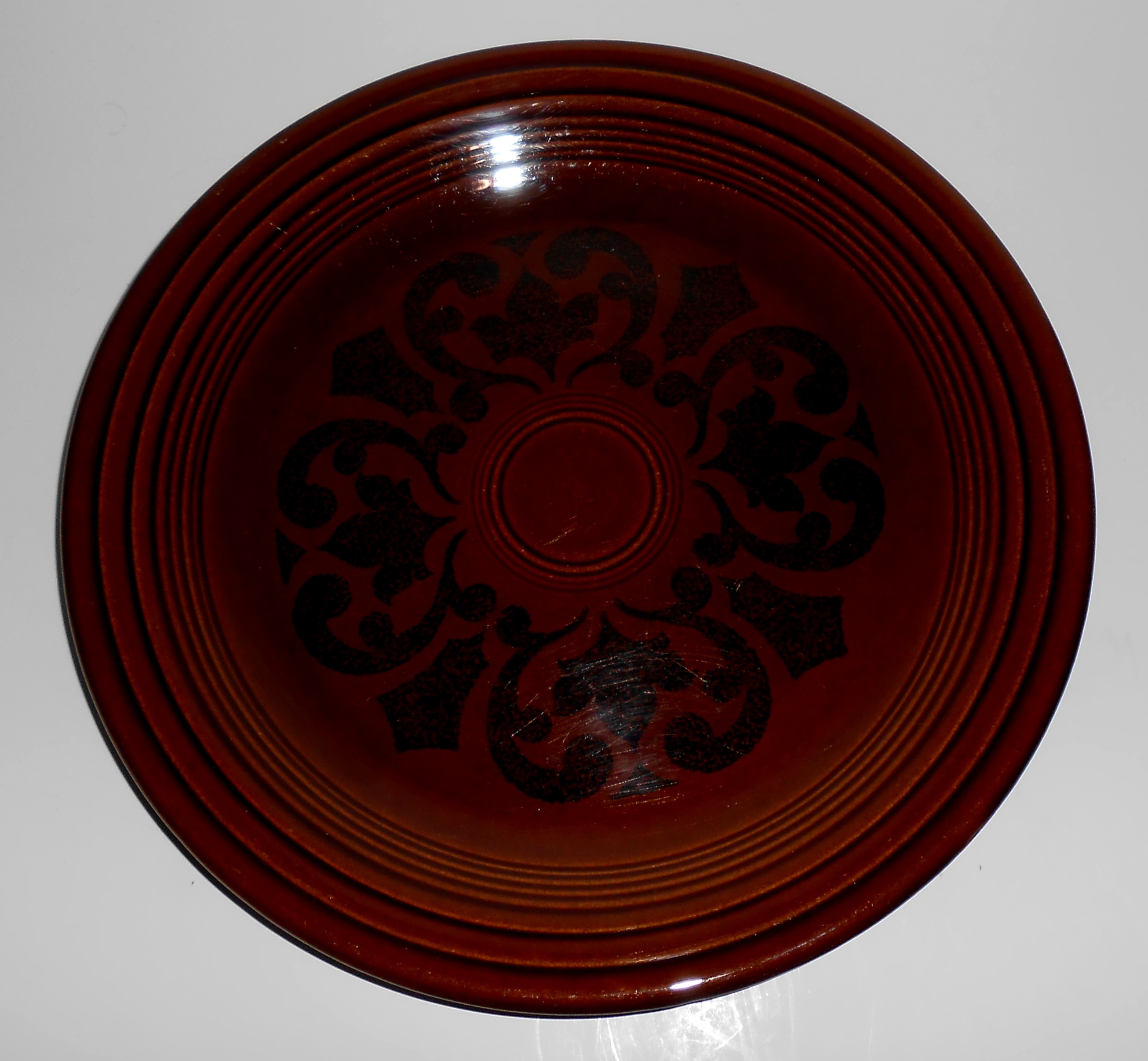 Vintage Fiesta Pottery Sheffield Amberstone Dinner Plt