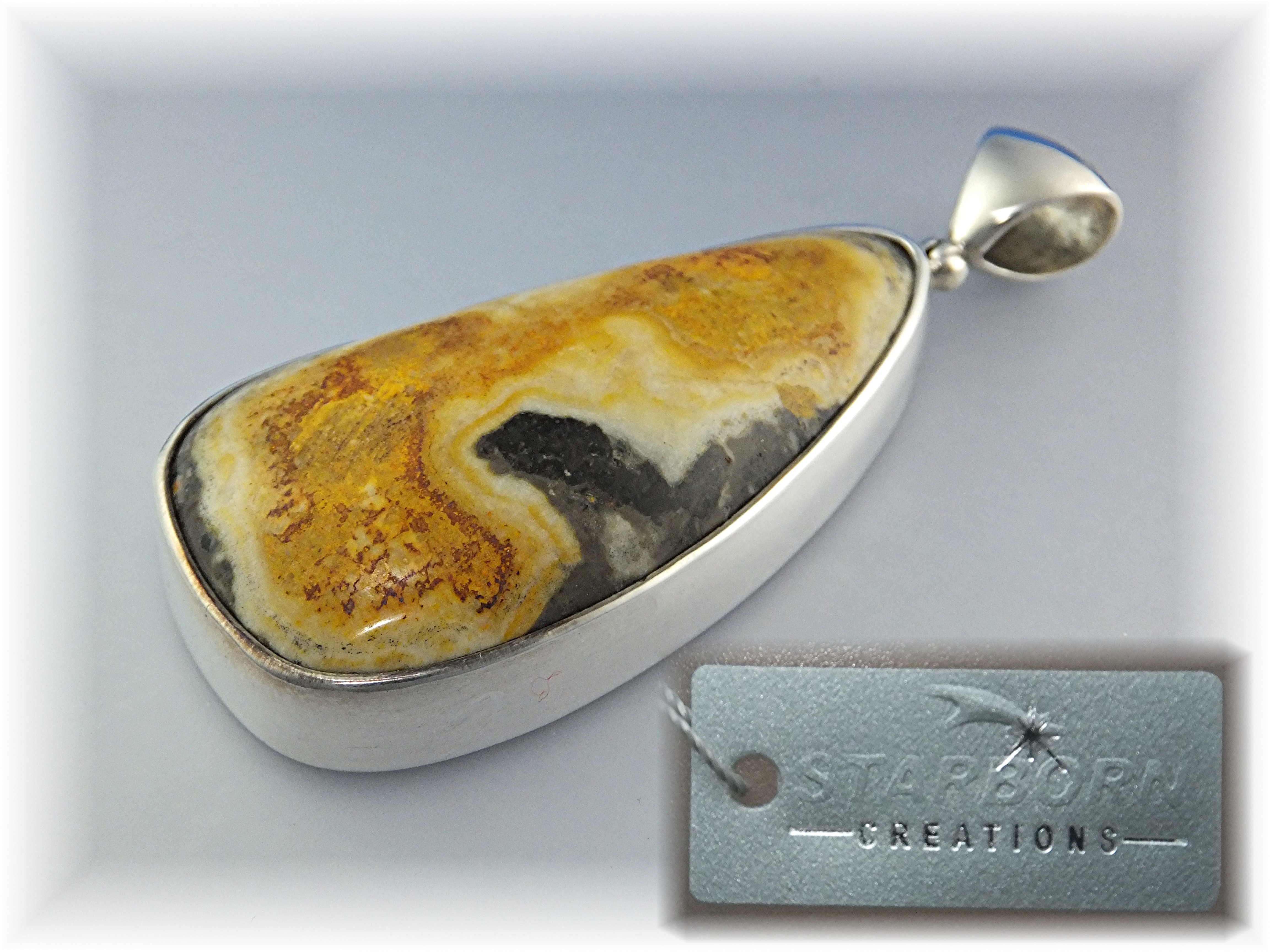 Pendant Sterling Silver Eclipse Jasper Starborn