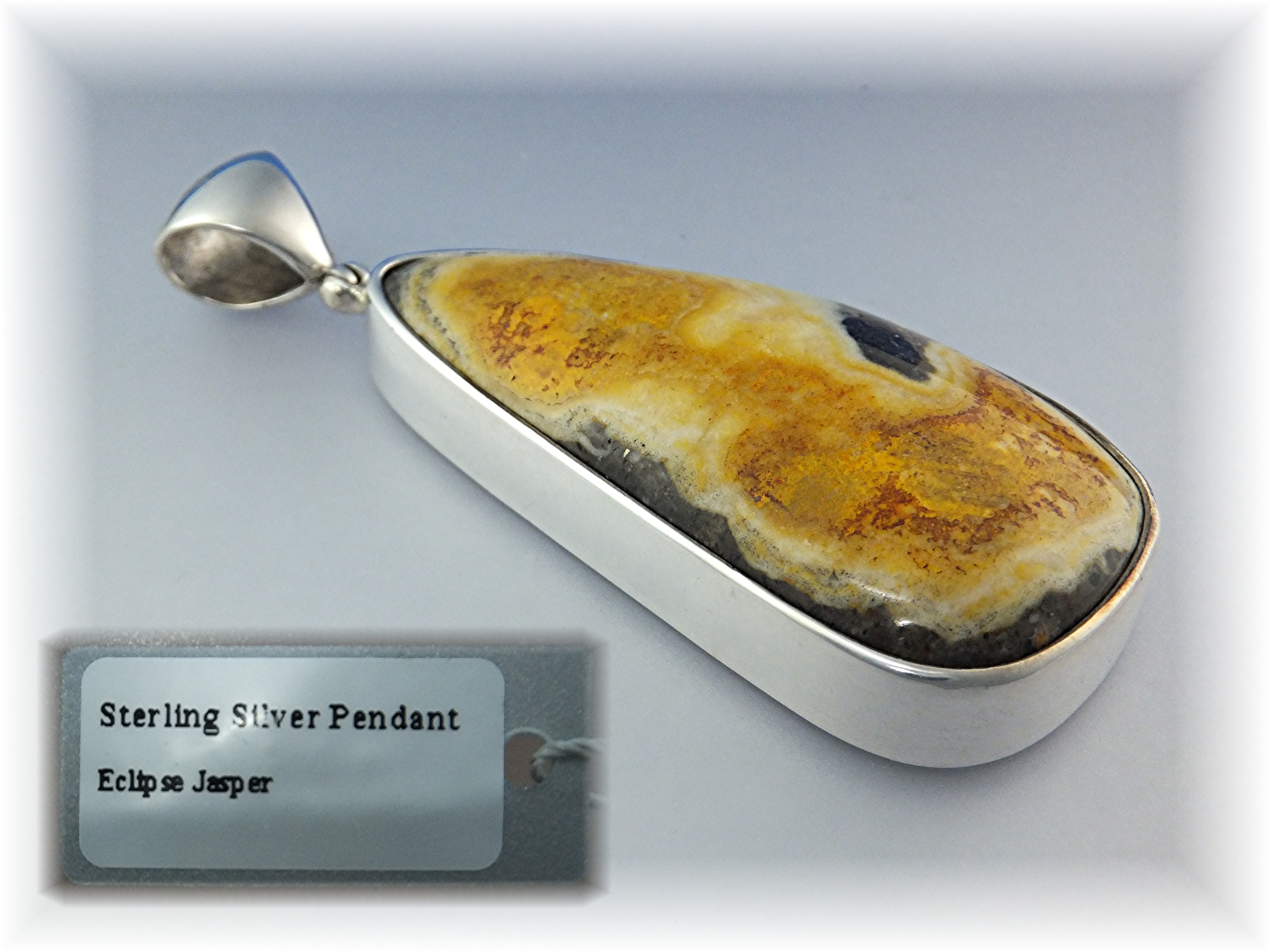 Pendant Sterling Silver Eclipse Jasper Starborn