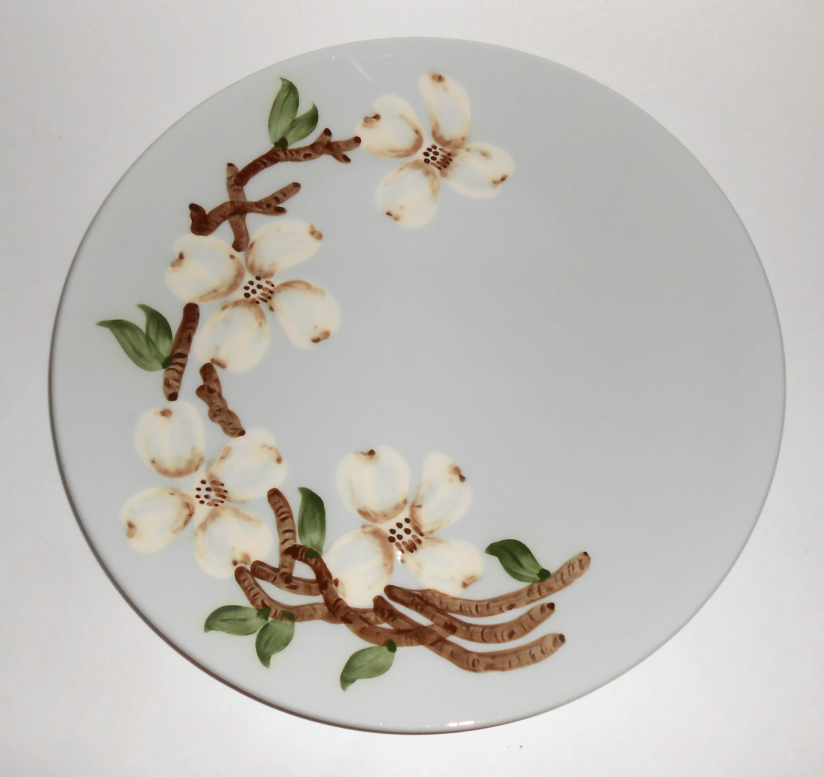 California Ceramics Orchard Ware White Dogwood Dinner