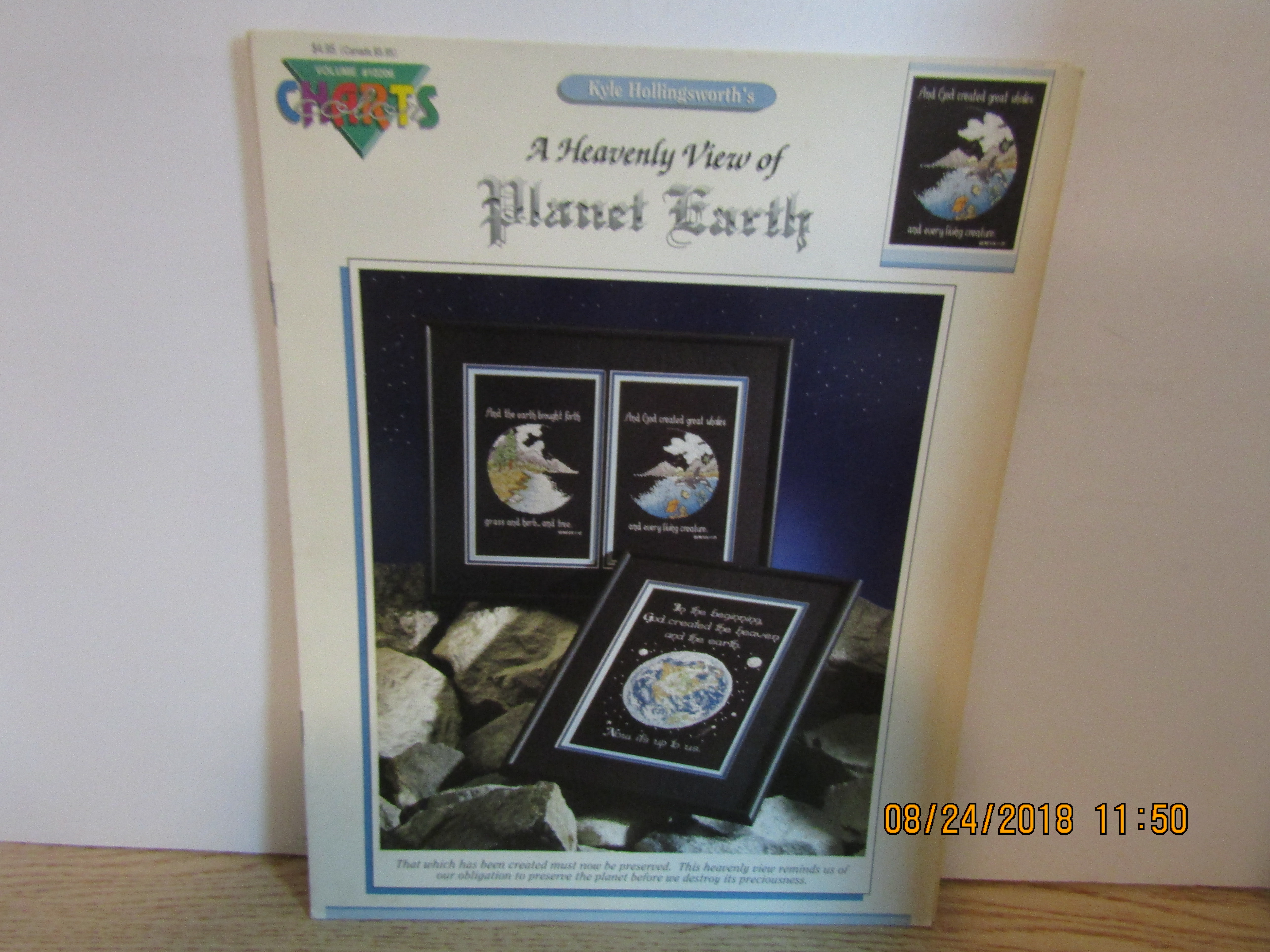 Color Charts Cross Stitch Planet Earth #10206