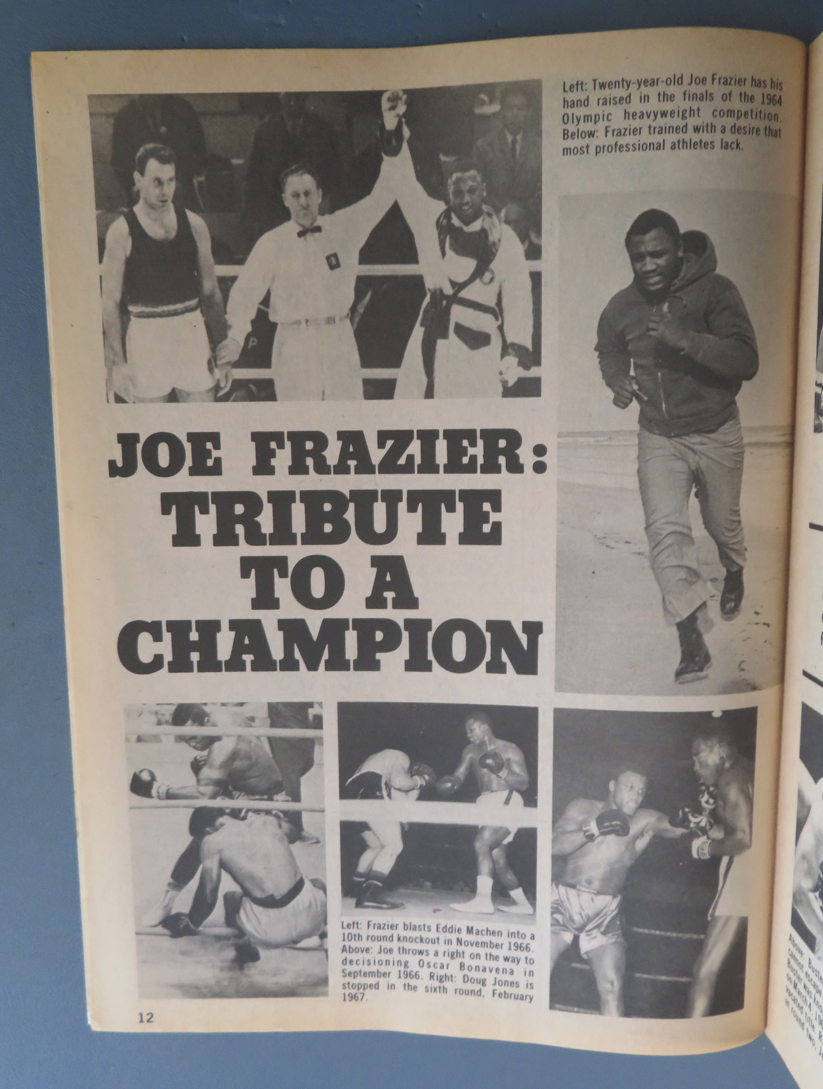 Big Book Of Boxing Magazine January 1979 Super 70's
