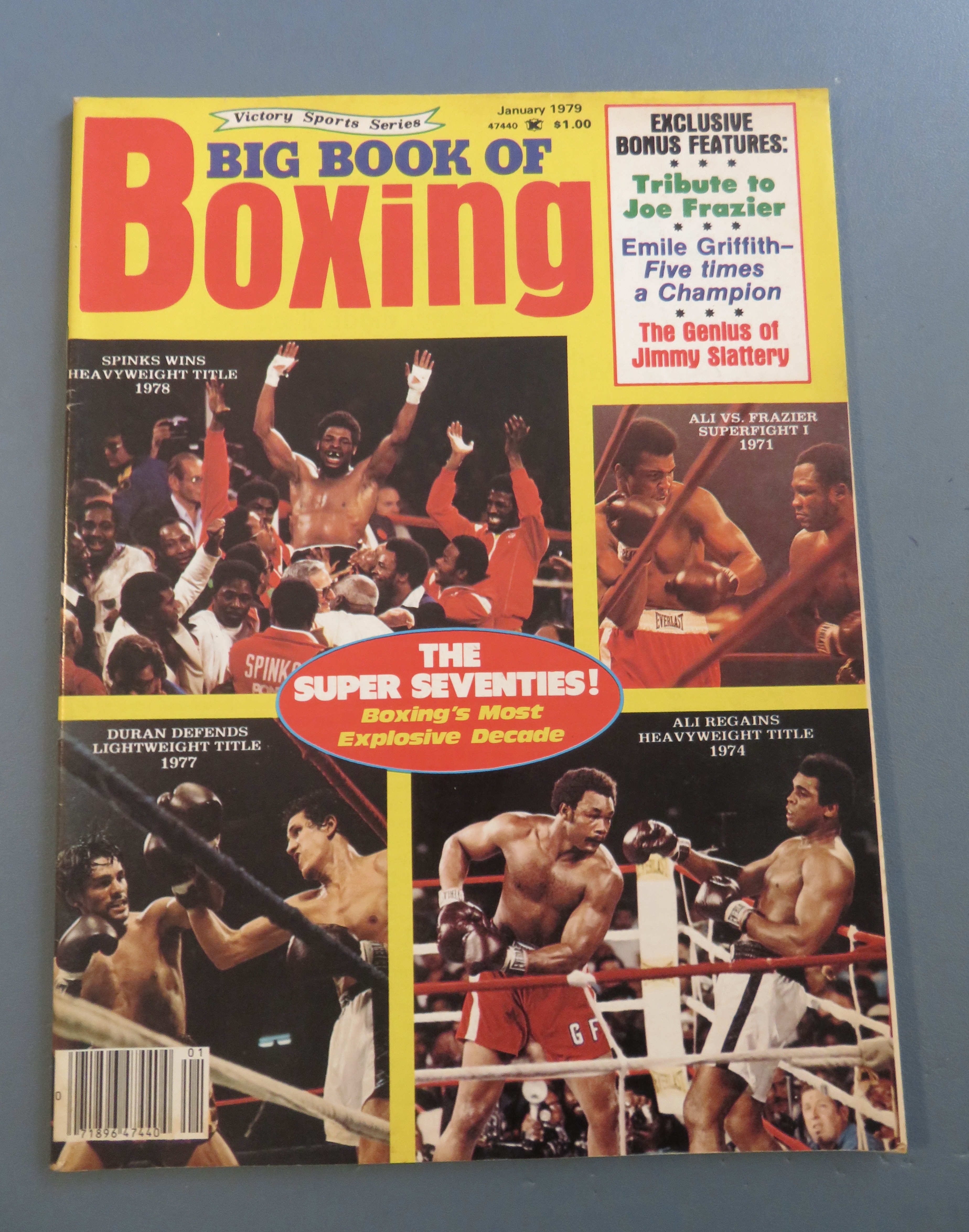 Big Book Of Boxing Magazine January 1979 Super 70's