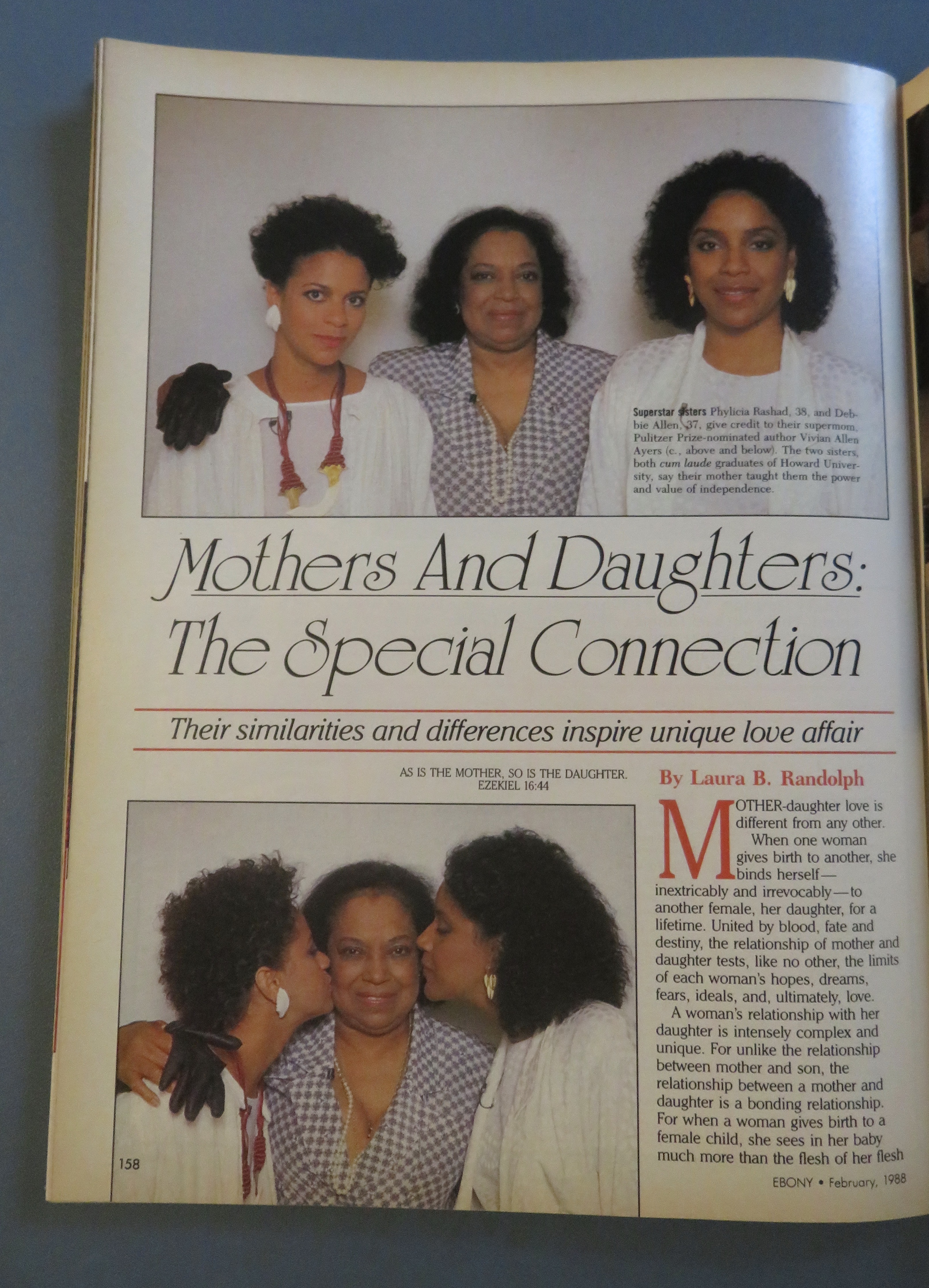 Ebony Magazine February 1988 Mothers & Daughters