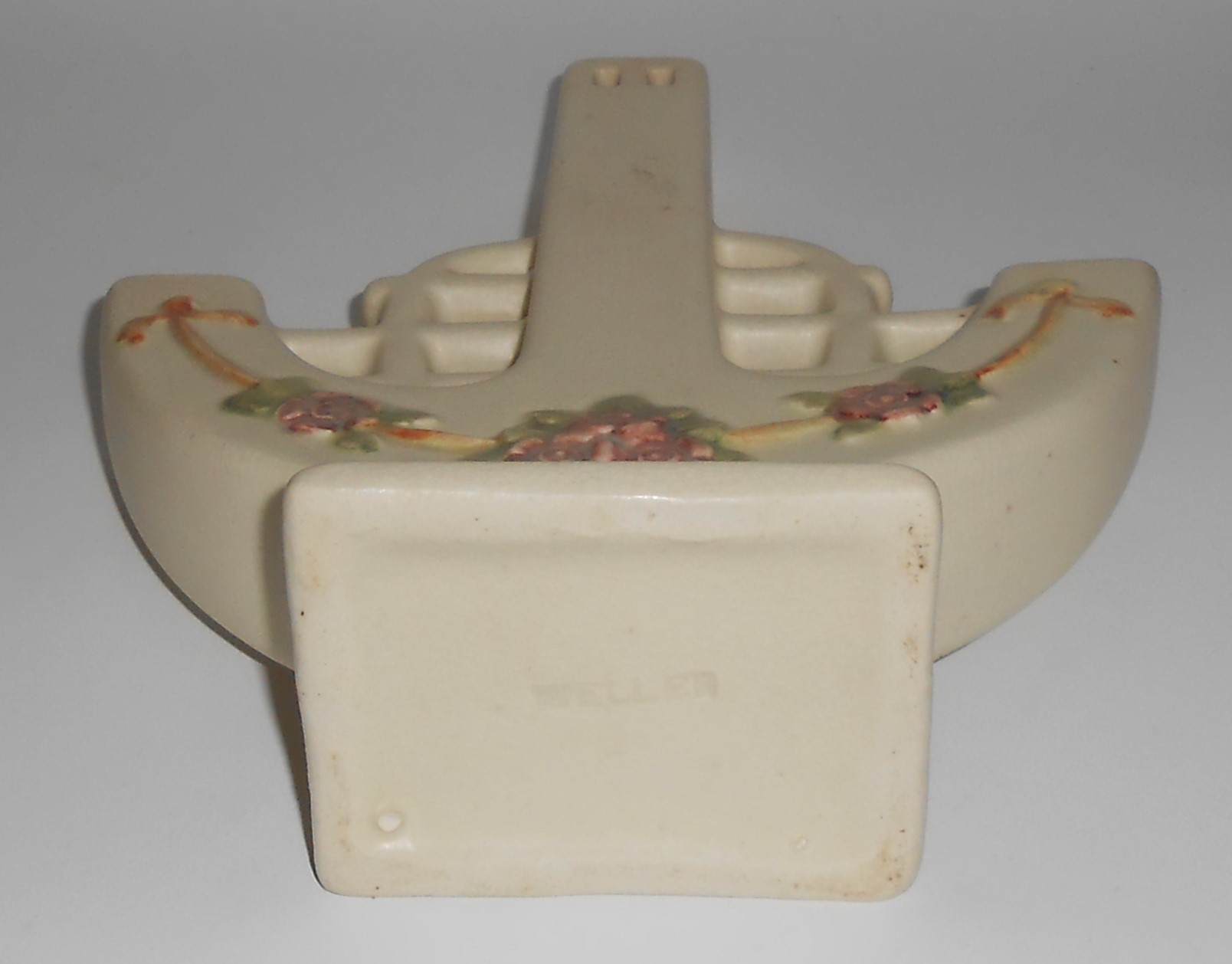 Weller Art Pottery Roma Triple Bud Vase