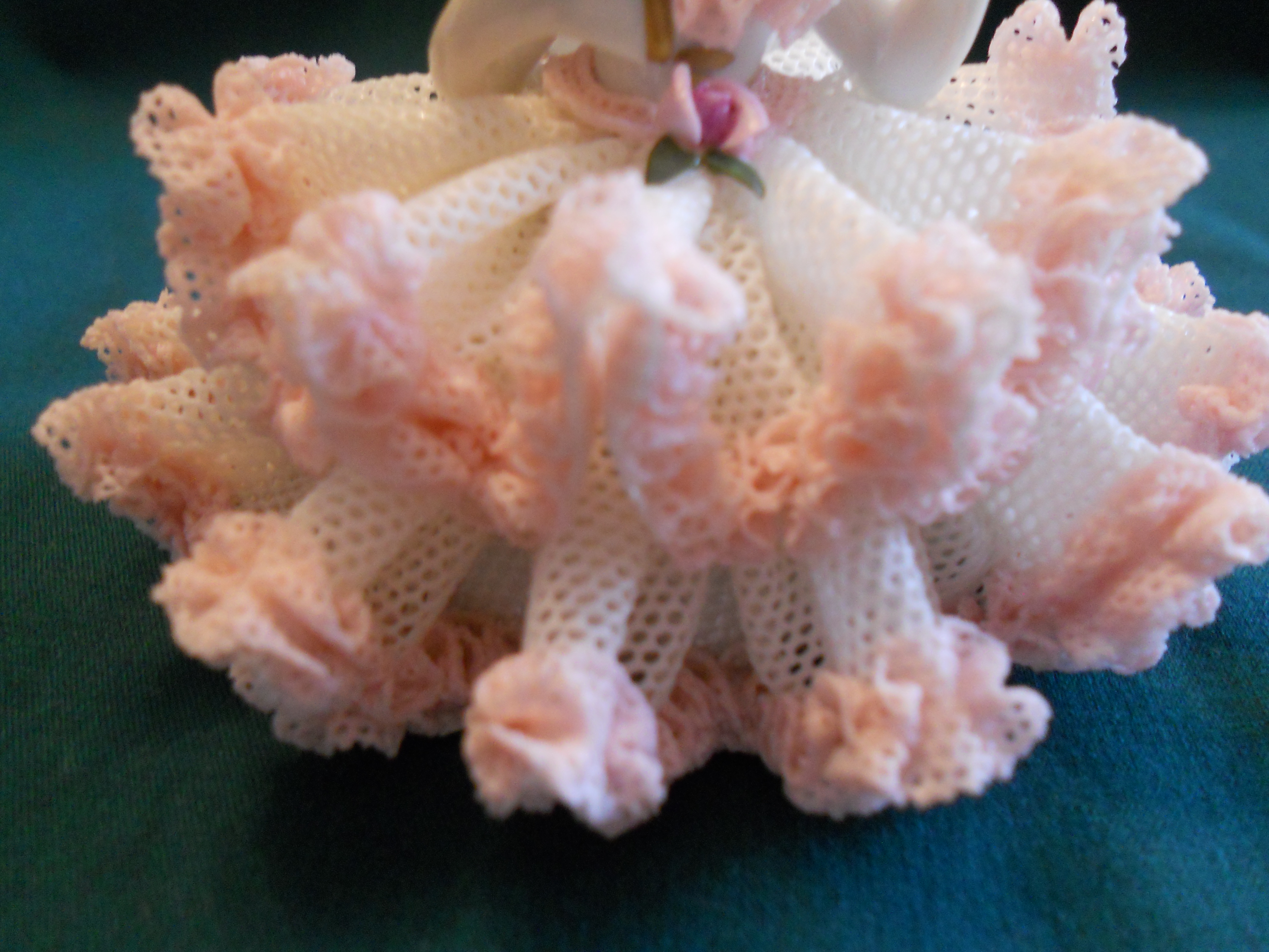 Dresden Lady Figurine Porcelain Lace