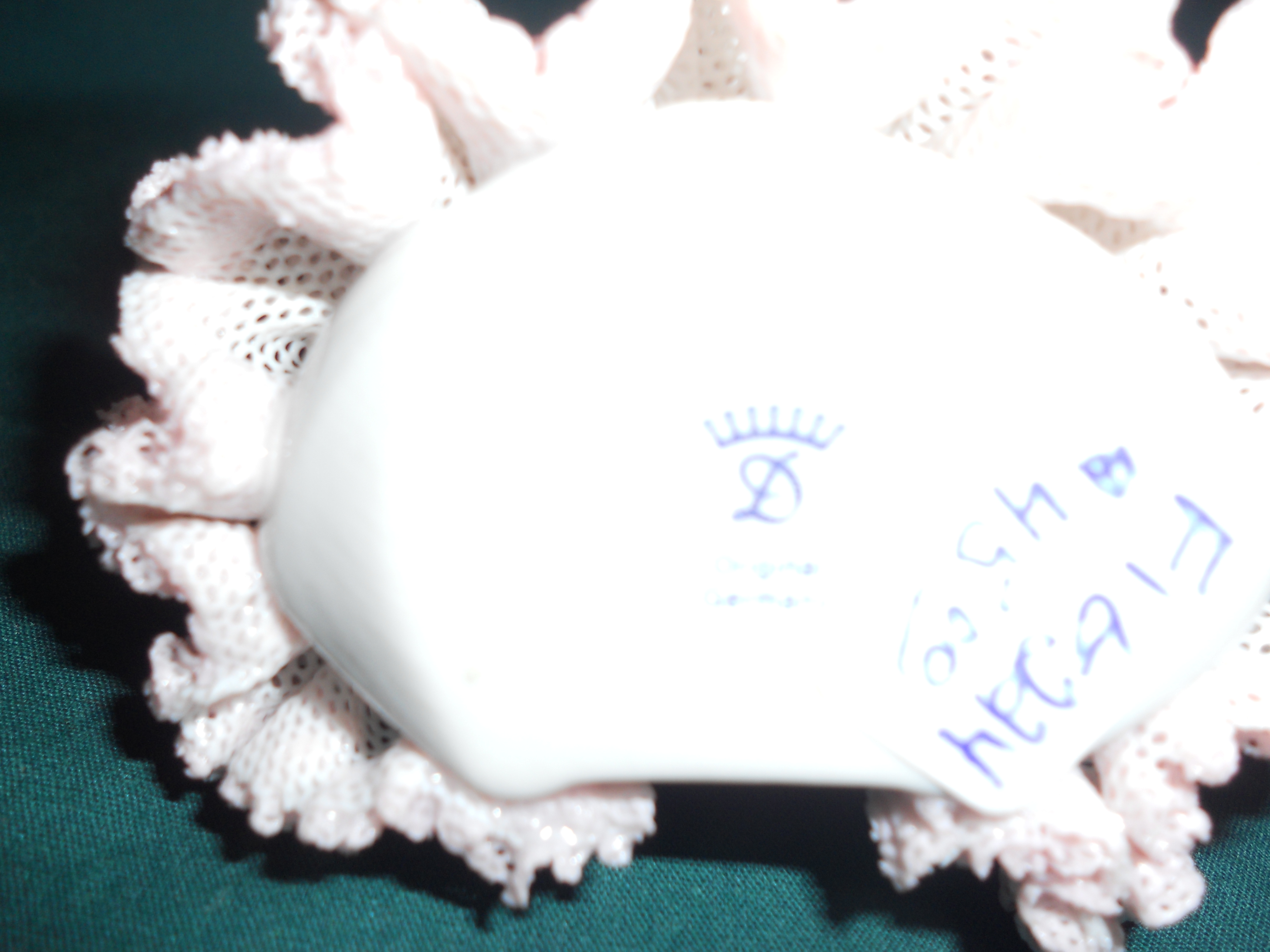 Dresden Lady Figurine Porcelain Lace