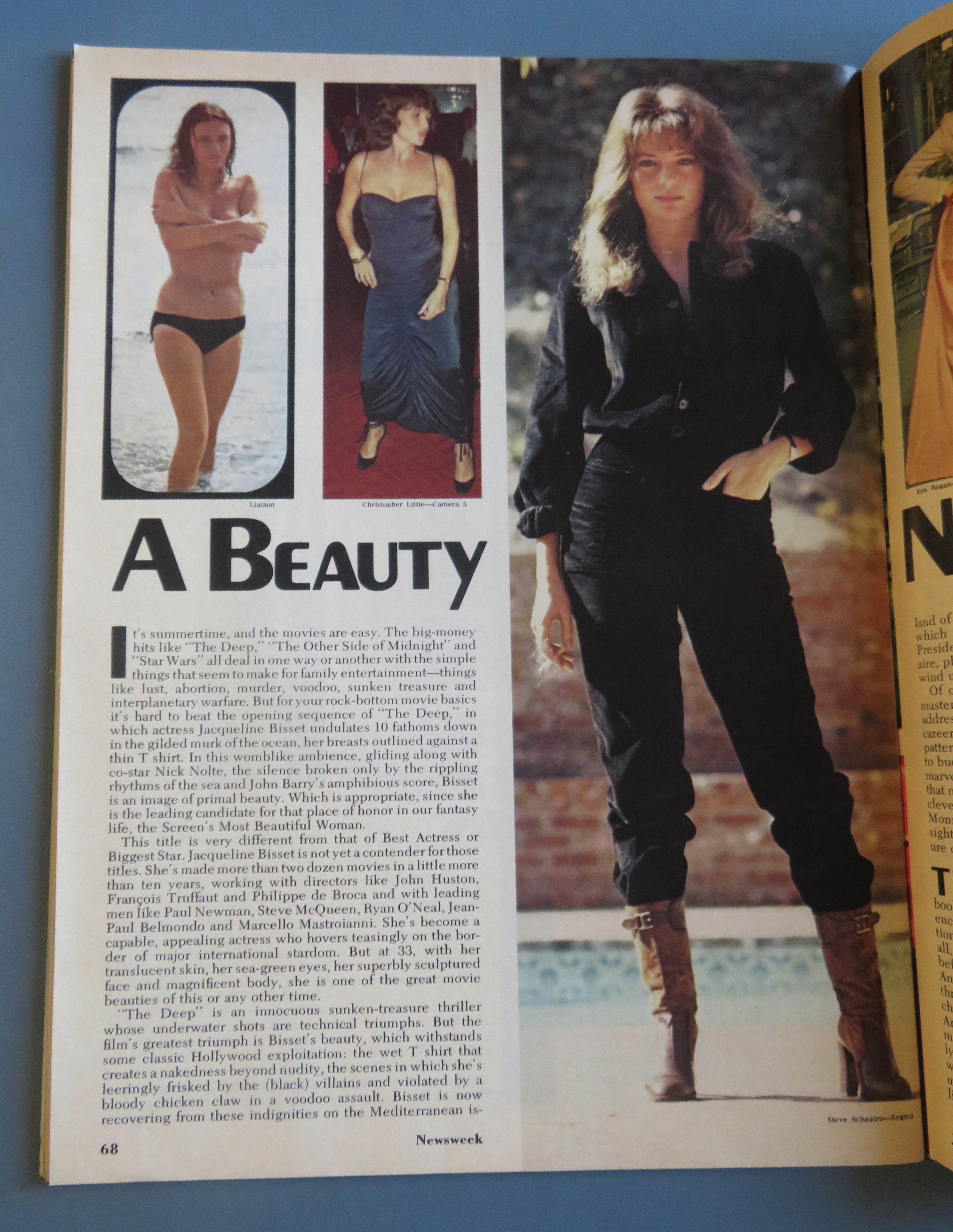 Newsweek Magazine-July 11, 1977-Jacqueline Bisset