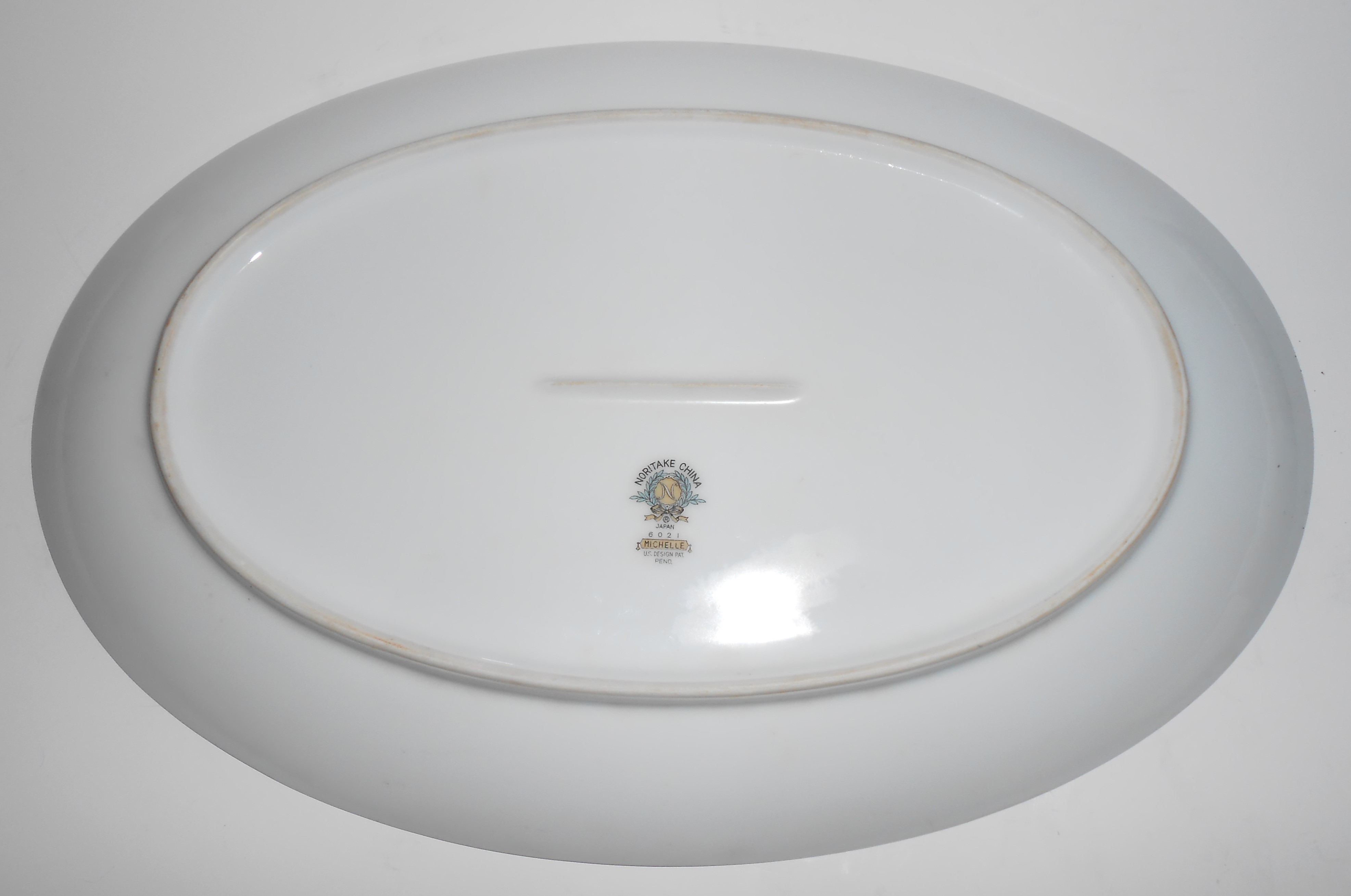 Noritake Porcelain China Michelle 6021 w/Gold Platter