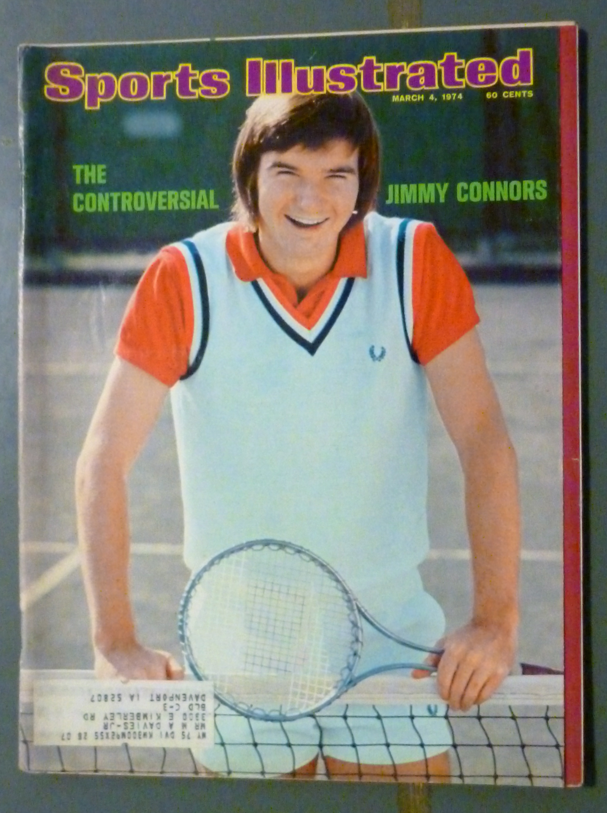 Sports Illustrated Magazine-March 4, 1974-Jimmy Connors