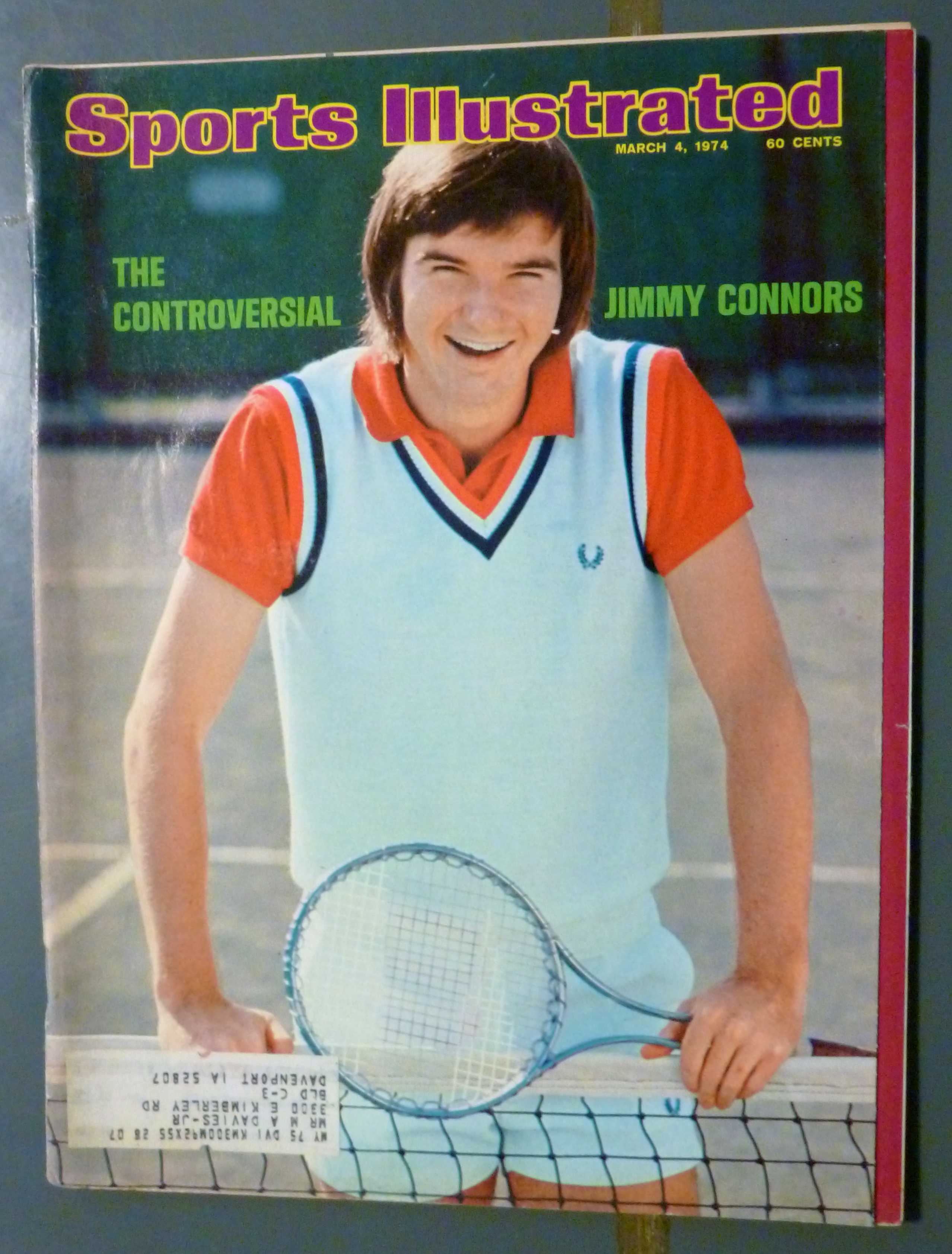 Sports Illustrated Magazine-March 4, 1974-Jimmy Connors