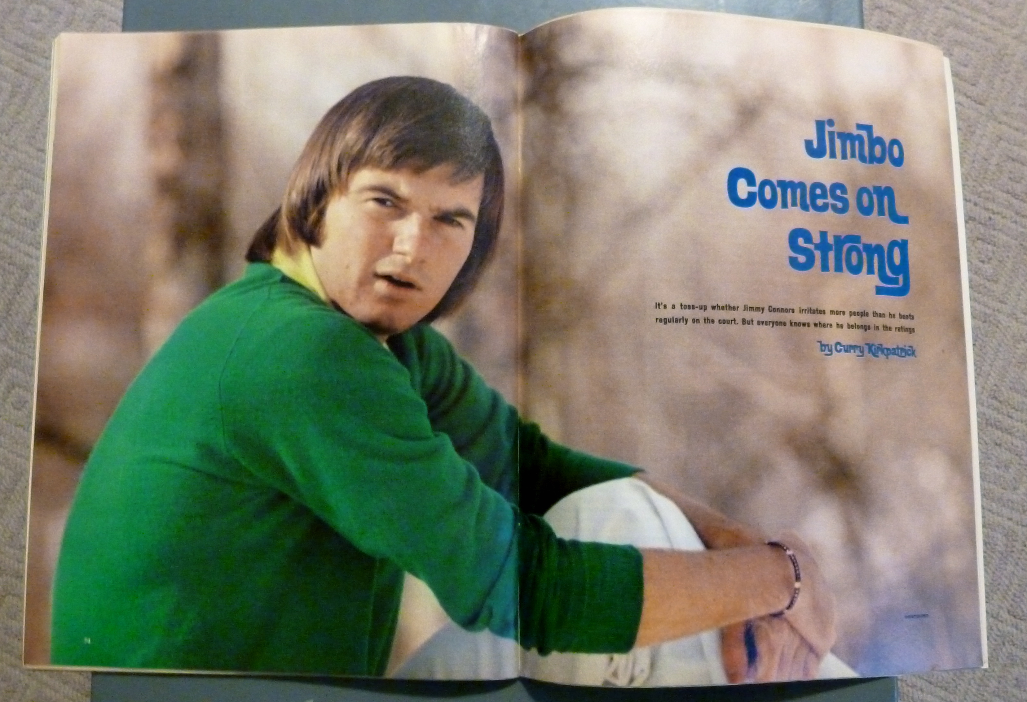 Sports Illustrated Magazine-March 4, 1974-Jimmy Connors