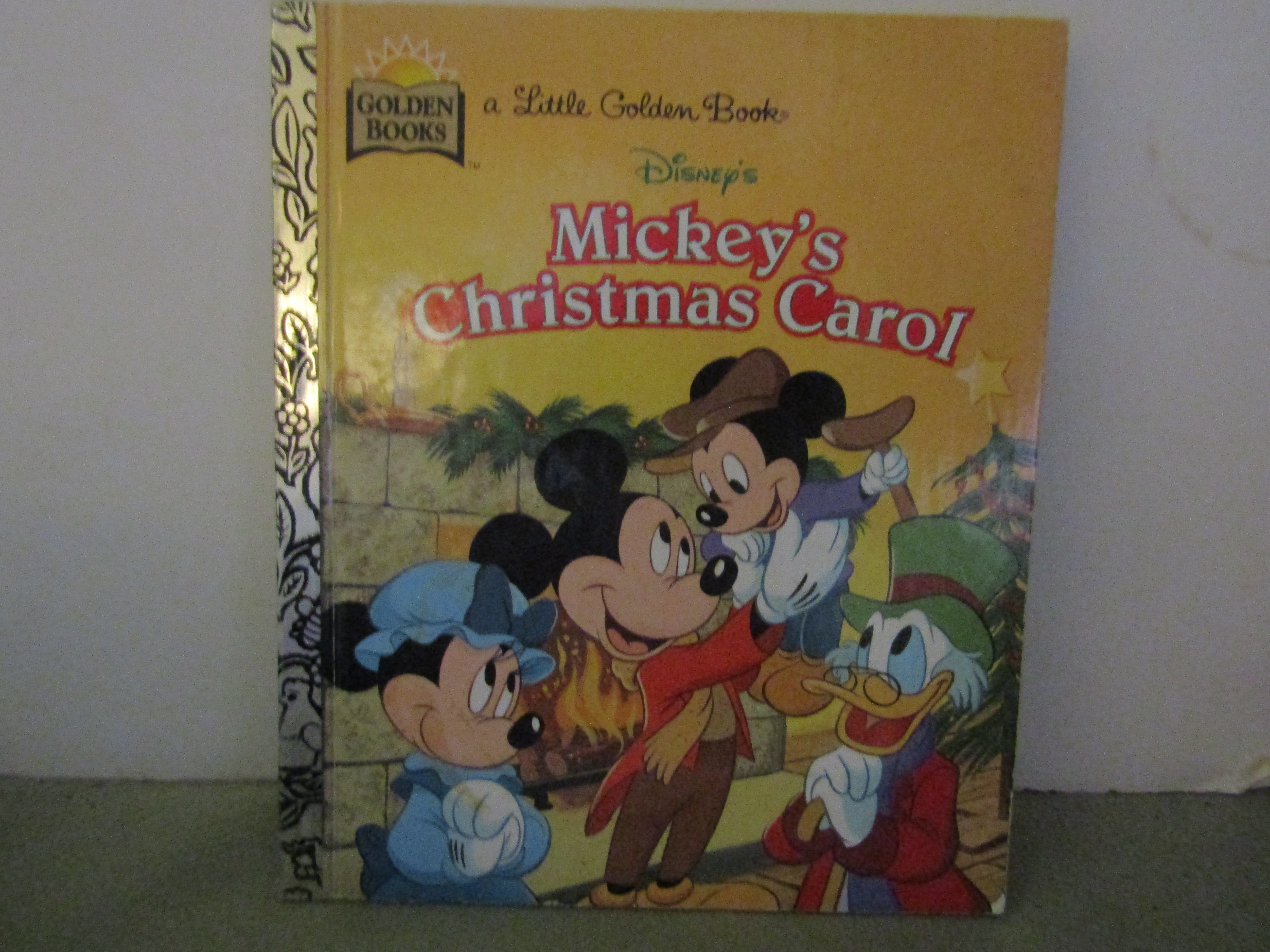Little Golden Book Mickey's Christmas Carol 1996