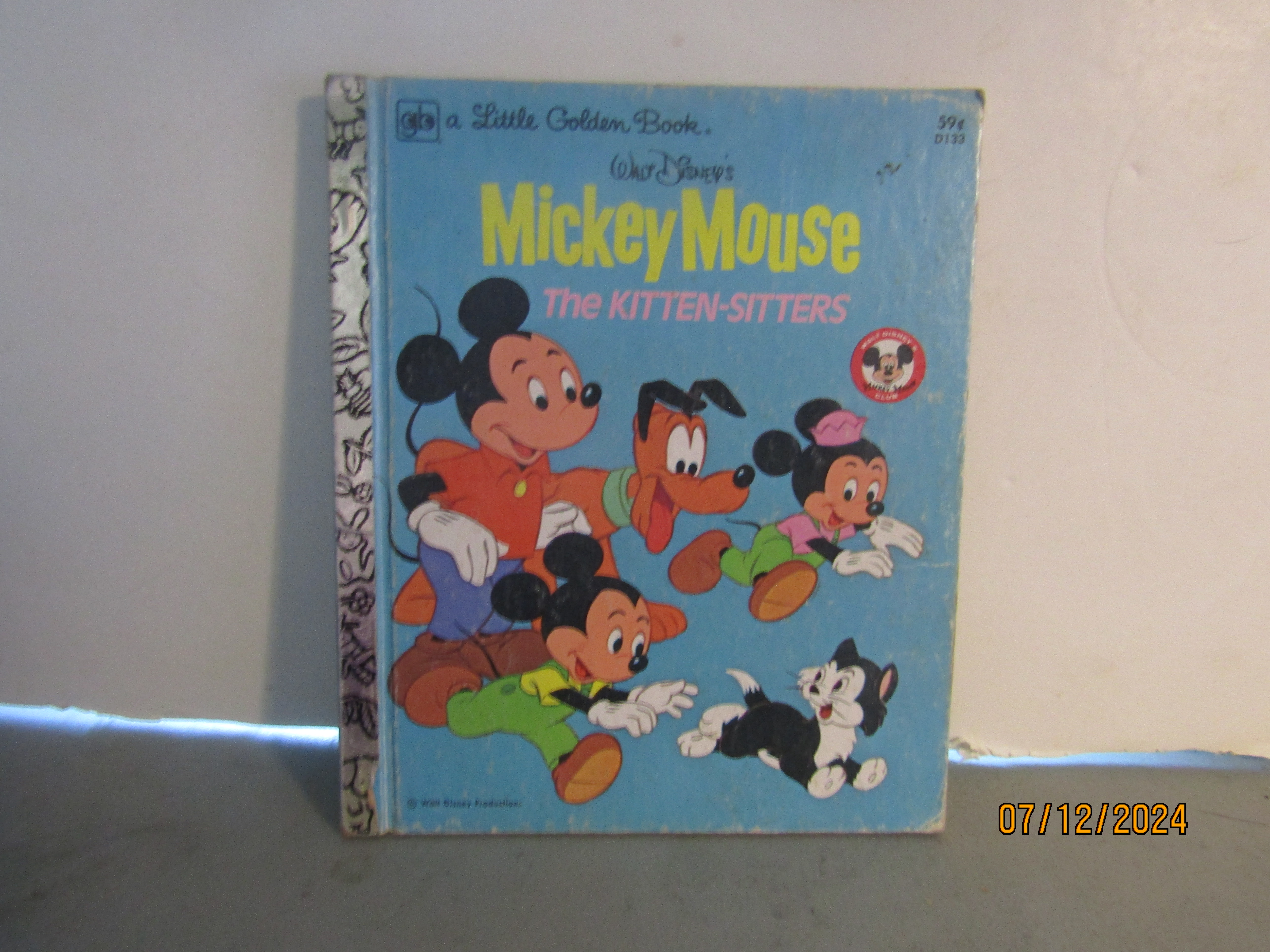 Disney Mickey Mouse the Kitten Sitters 4th Printing