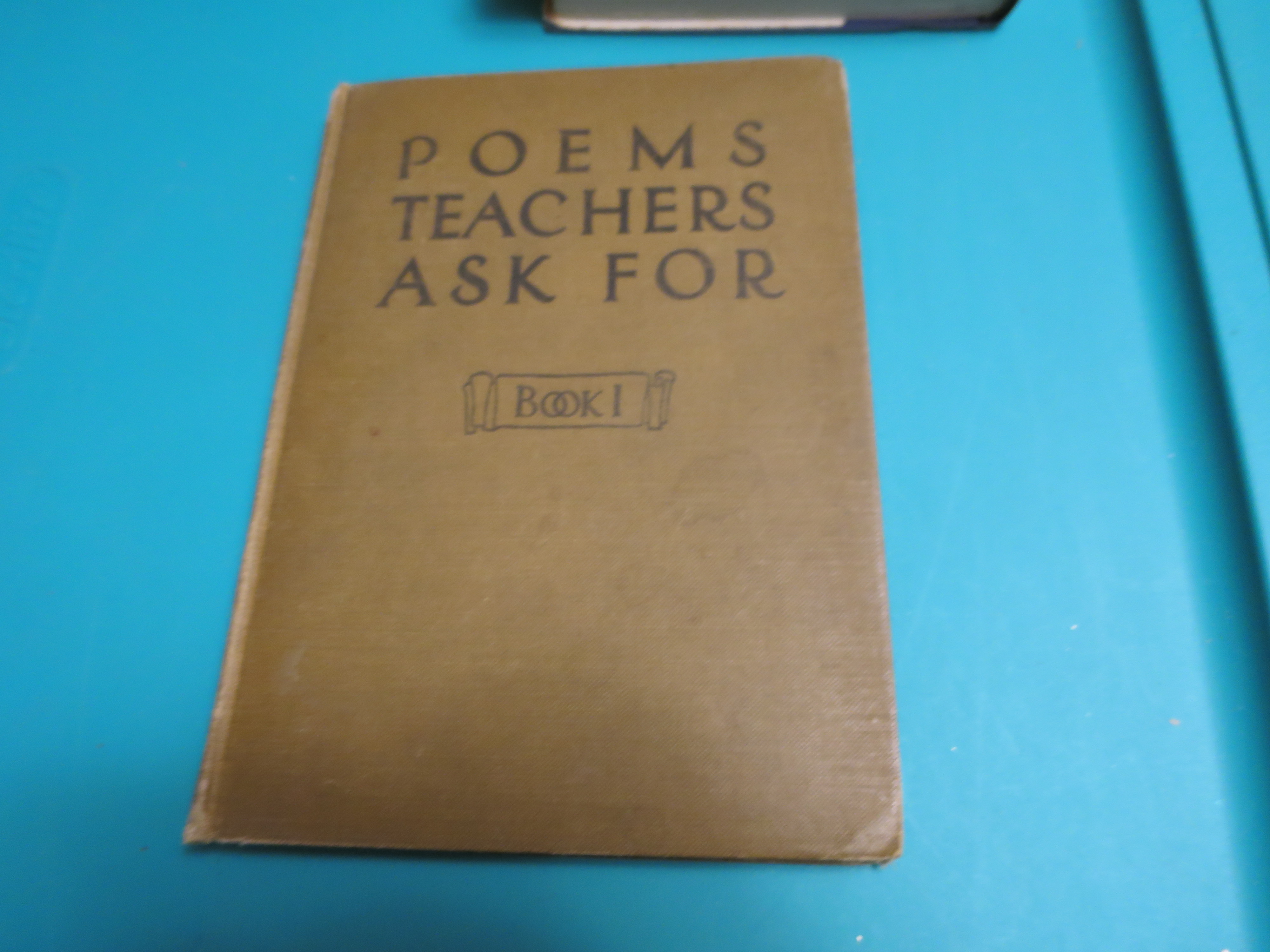Poems Teachers Ask For Book 1 F A Owen Pub