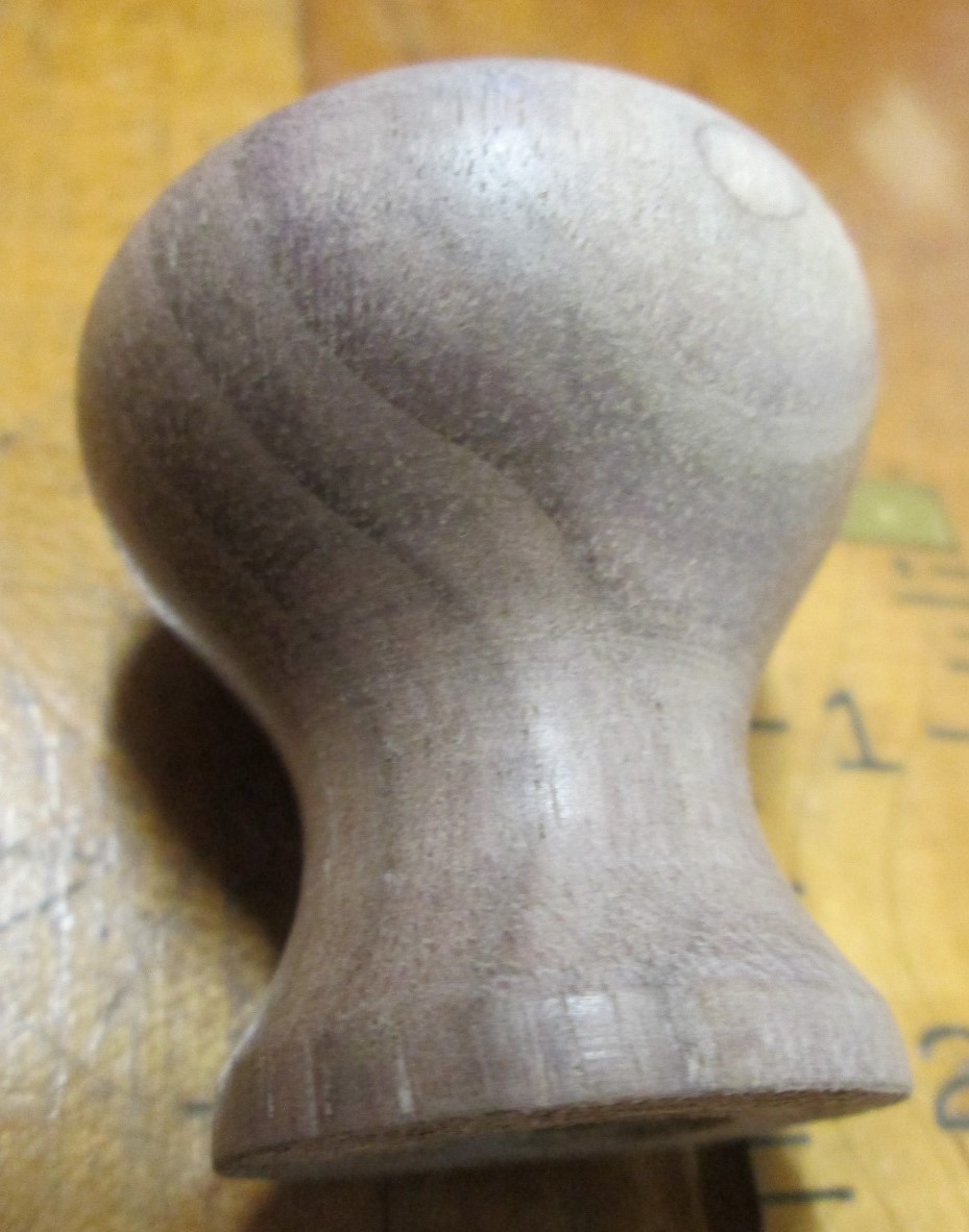Stanley Plane Oldest Style Short Knob No. 5, 6, 7, 8 Walnut Replacement