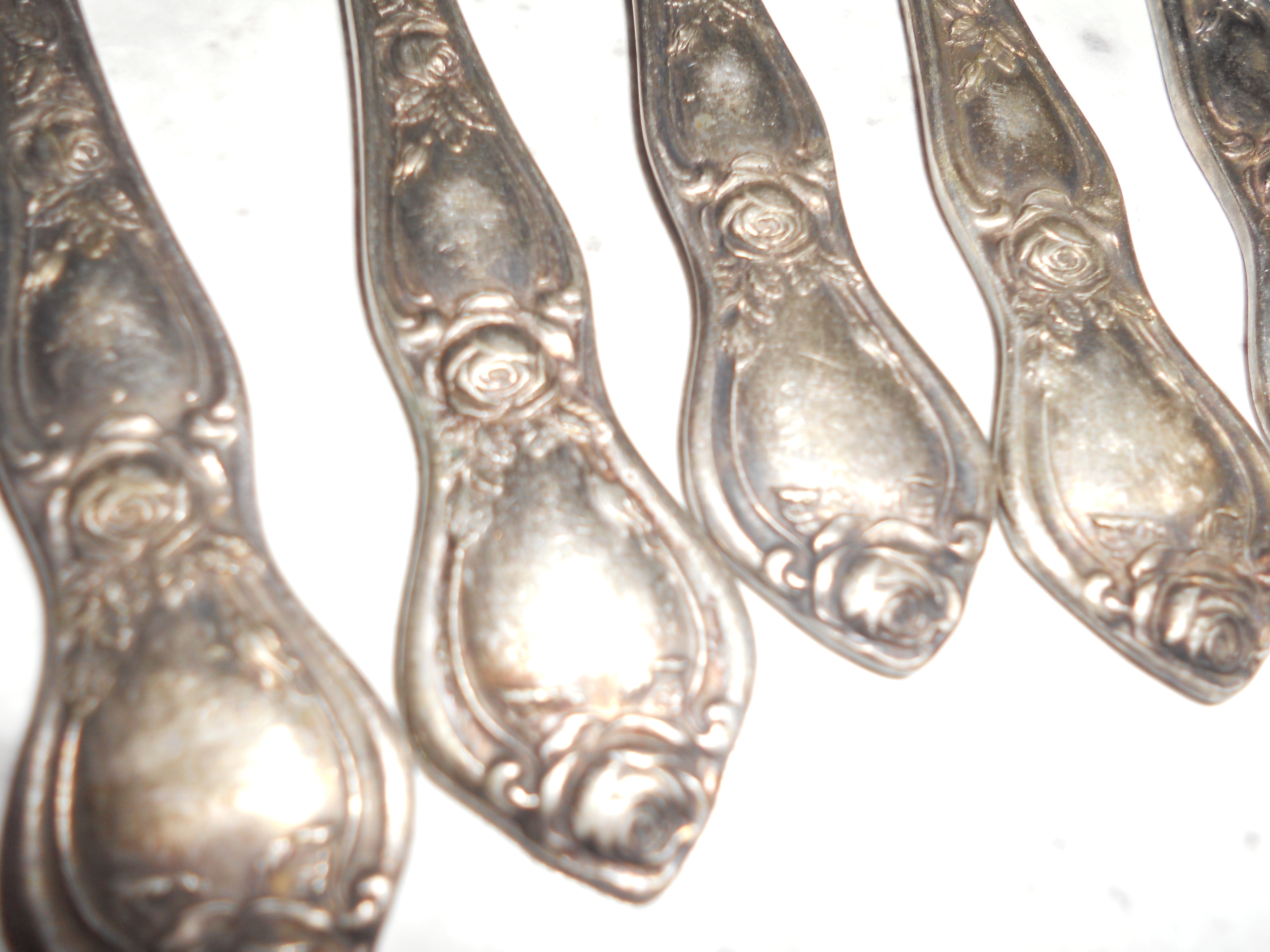 Butter Knives Set of 6 R C Co Silver Plate