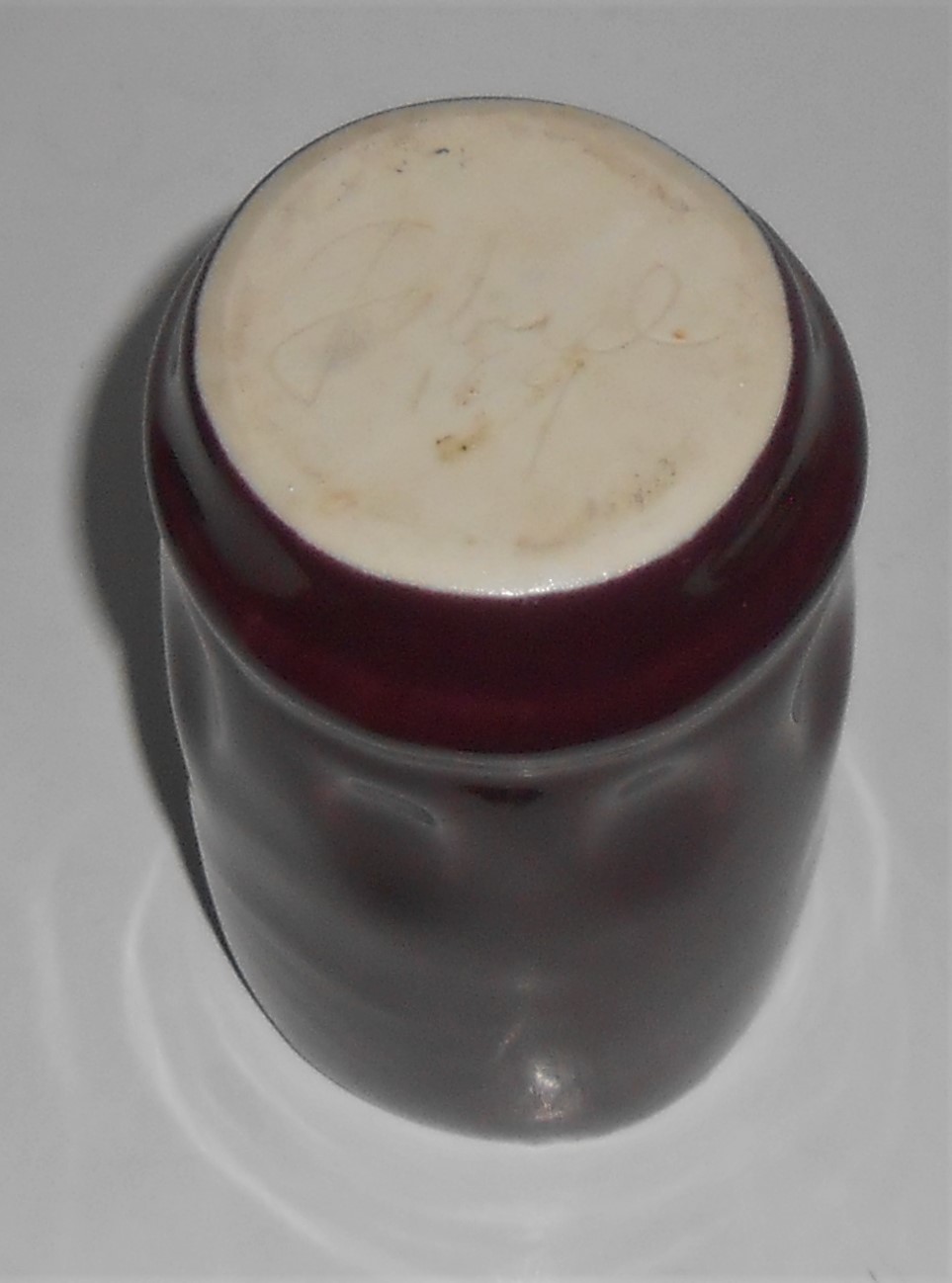 Early Winfield Gabriel China Pottery Purple / Pink Tum