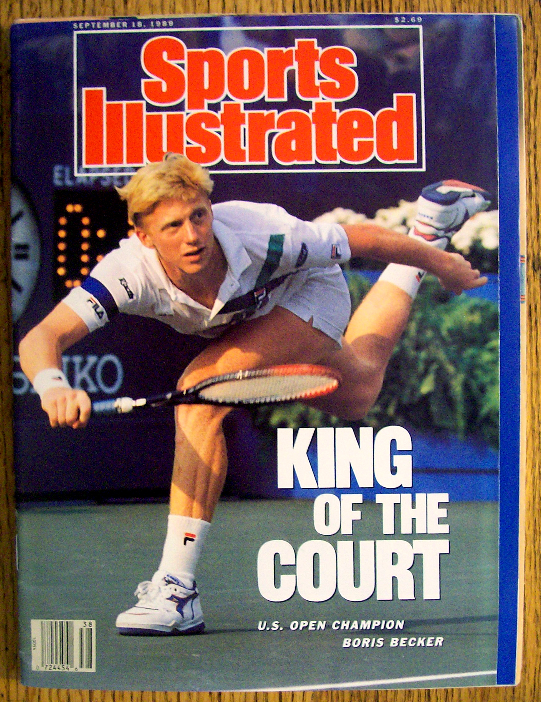 Sports Illustrated Magazine-Sept 18, 1989-Boris Becker